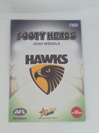 AFL Footy Stars 2025 | Footy Heads | #FH60 | J. Weddle | Hawthorn