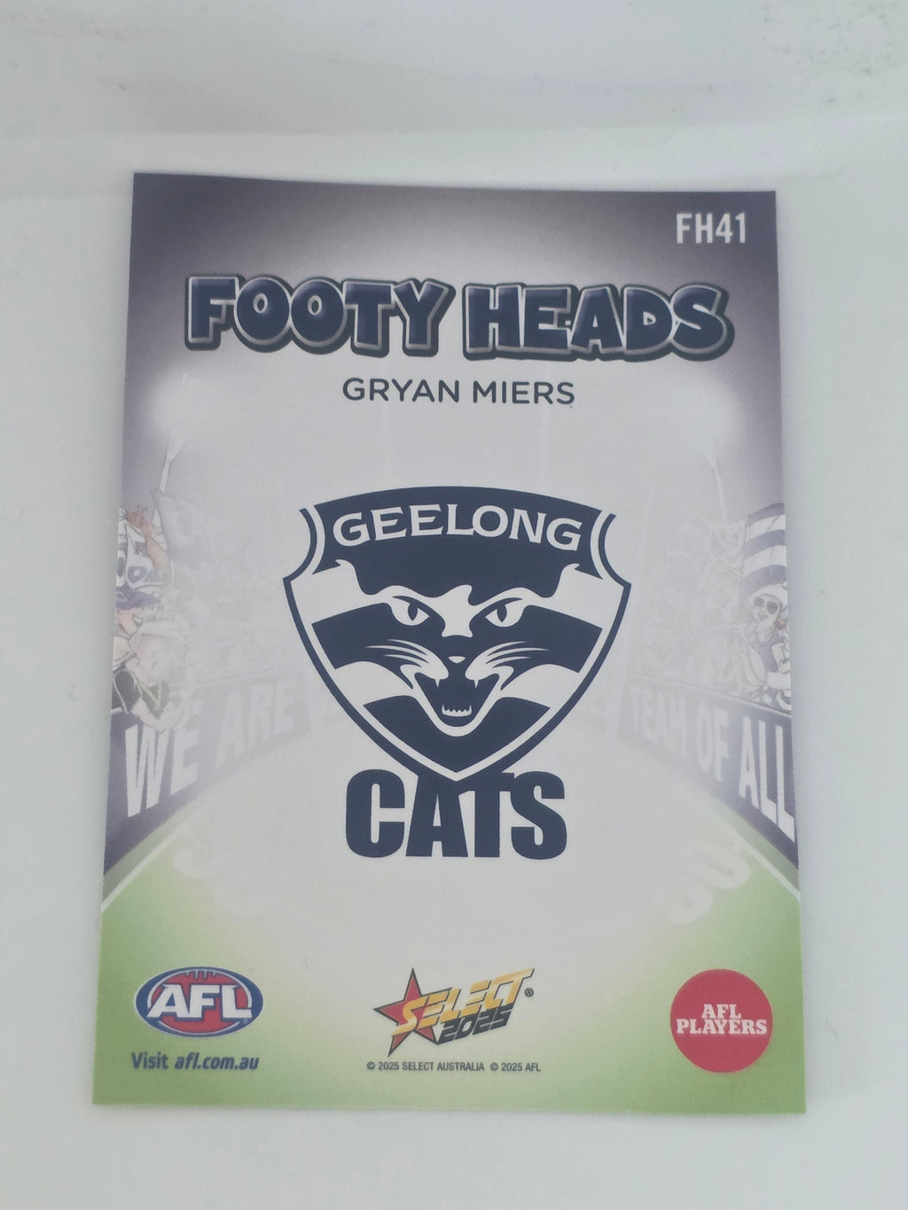 AFL Footy Stars 2025 | Footy Heads | #FH41 | G. Miers | Geelong