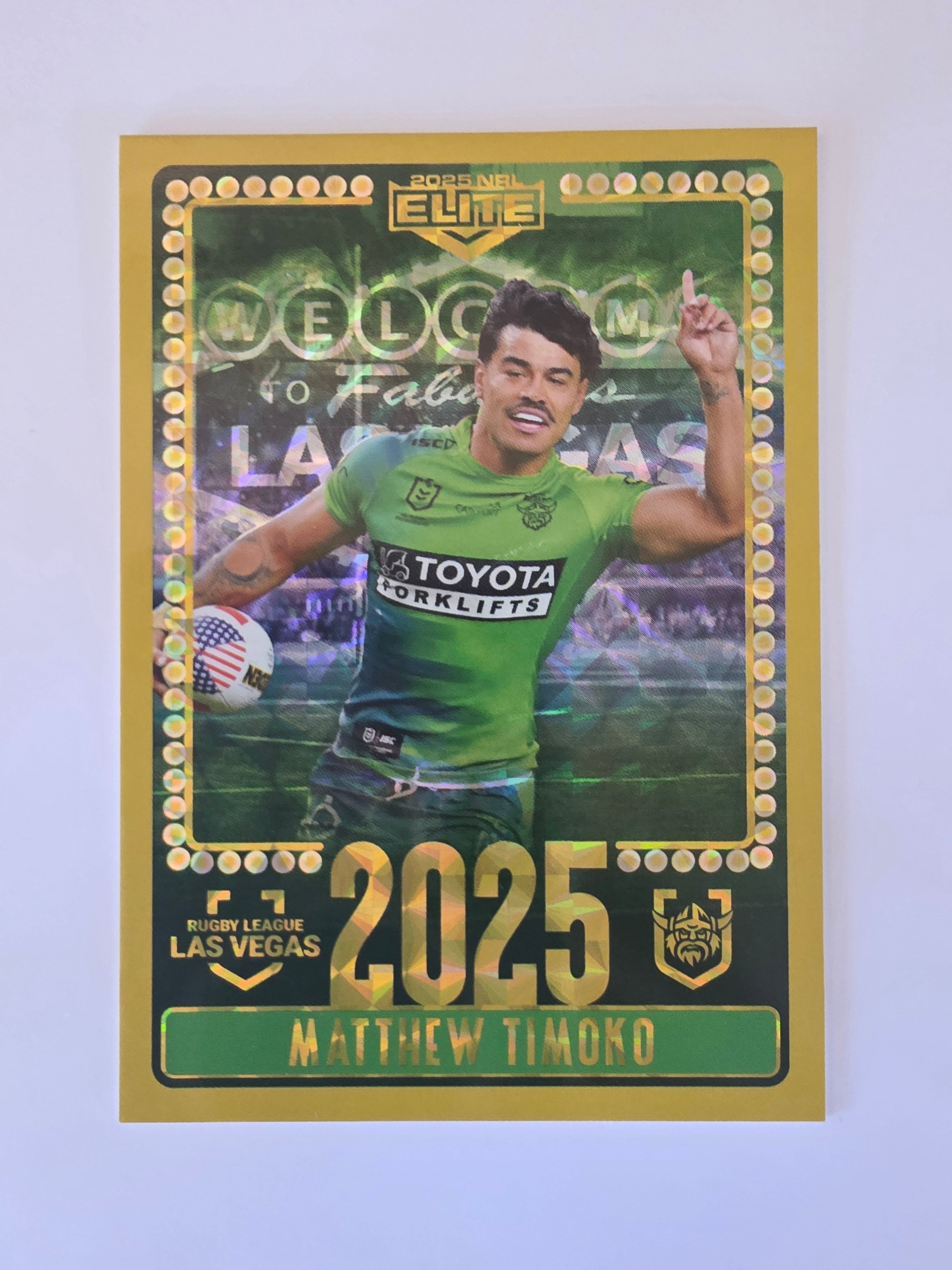 NRL 2025 Elite | 2025 Vegas Round | #V05 | Matthew Timoko | Raiders