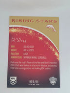 NRL 2025 Traders | Rising Stars | #RS15 | Max Plath | Dolphins