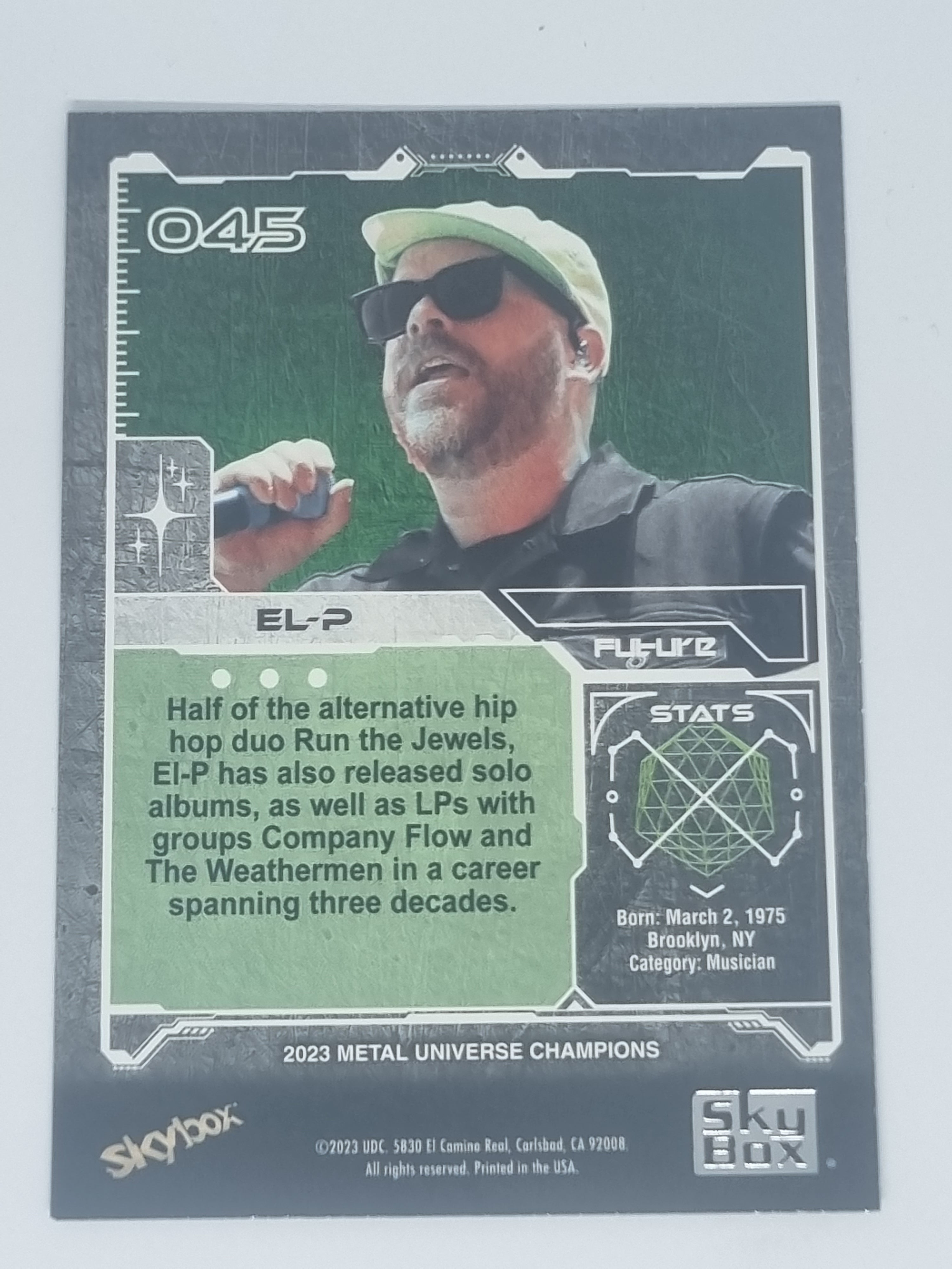 2023 Skybox Metal Universe Champions - #045 - EL-P