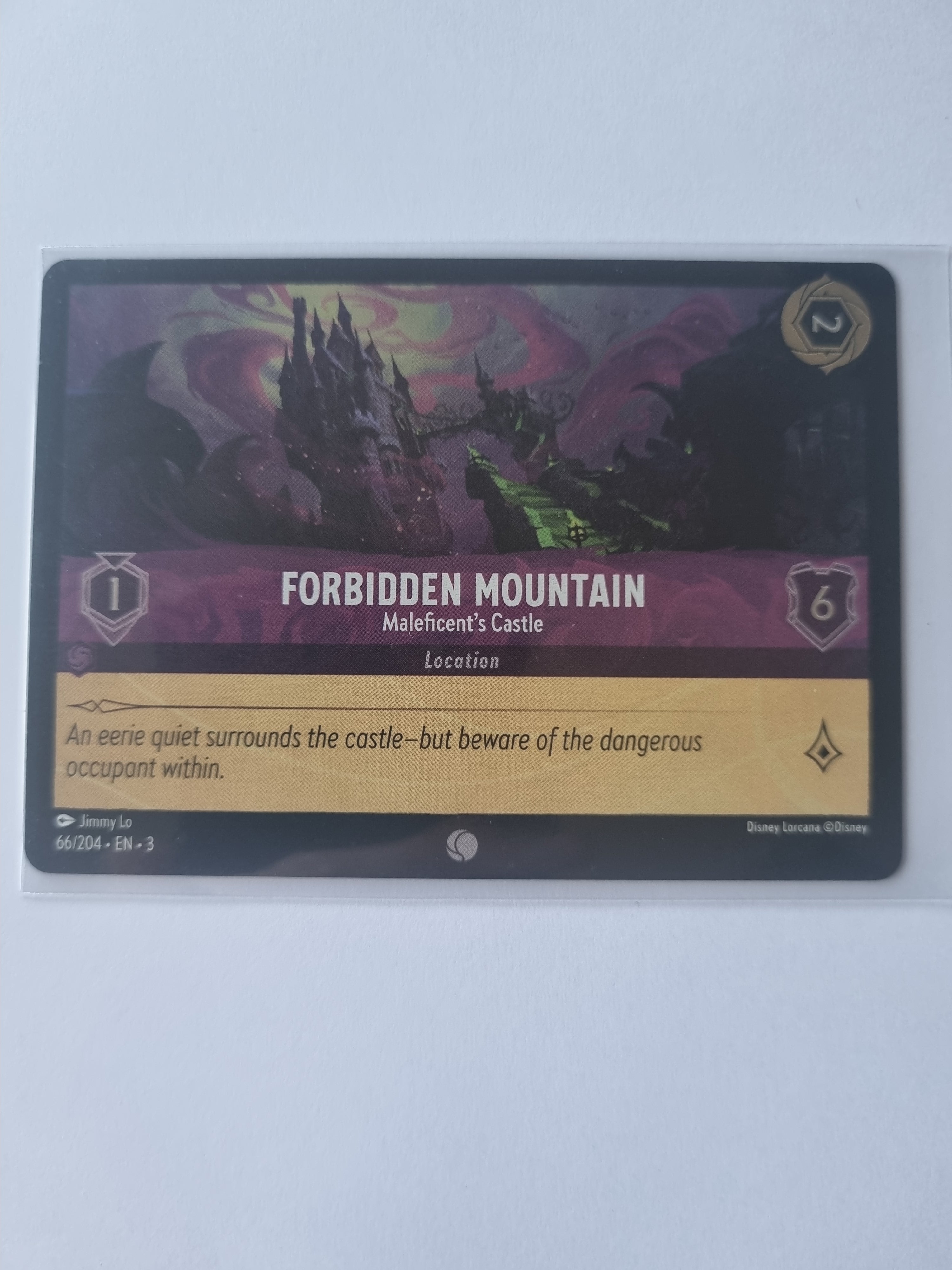 Into the Inklands Coldfoil Forbidden Mountain Maleficents Castle 66/204 Common