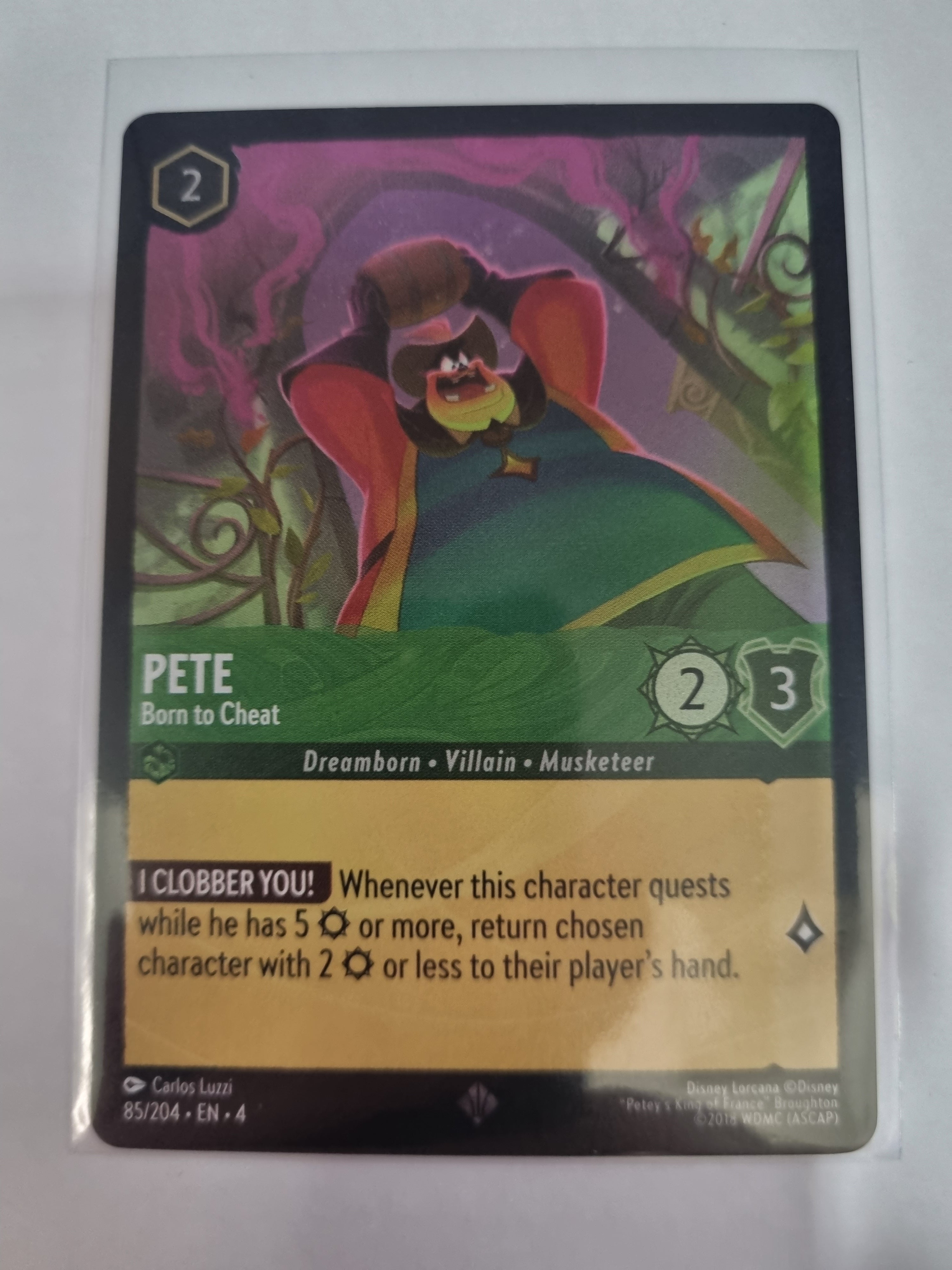 Ursula's Return - Coldfoil - Pete - Born to Cheat - 85/204 - Rare
