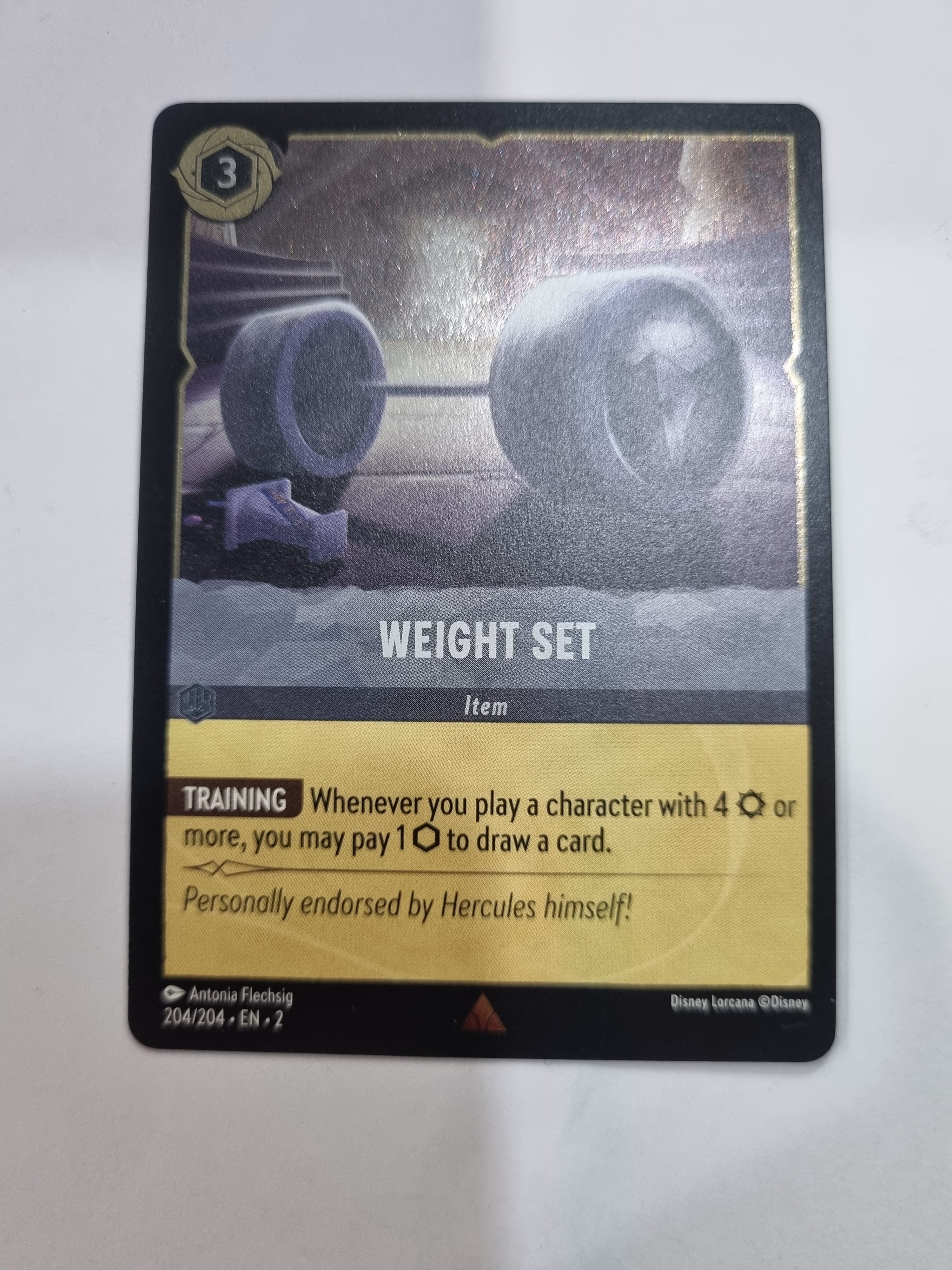 Lorcana - Floodborn - #204/204 - Coldfoil - Weight Set - Rare