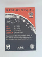 NRL 2025 Traders | Rising Stars | #RS50 | Samuela Fainu | Tigers