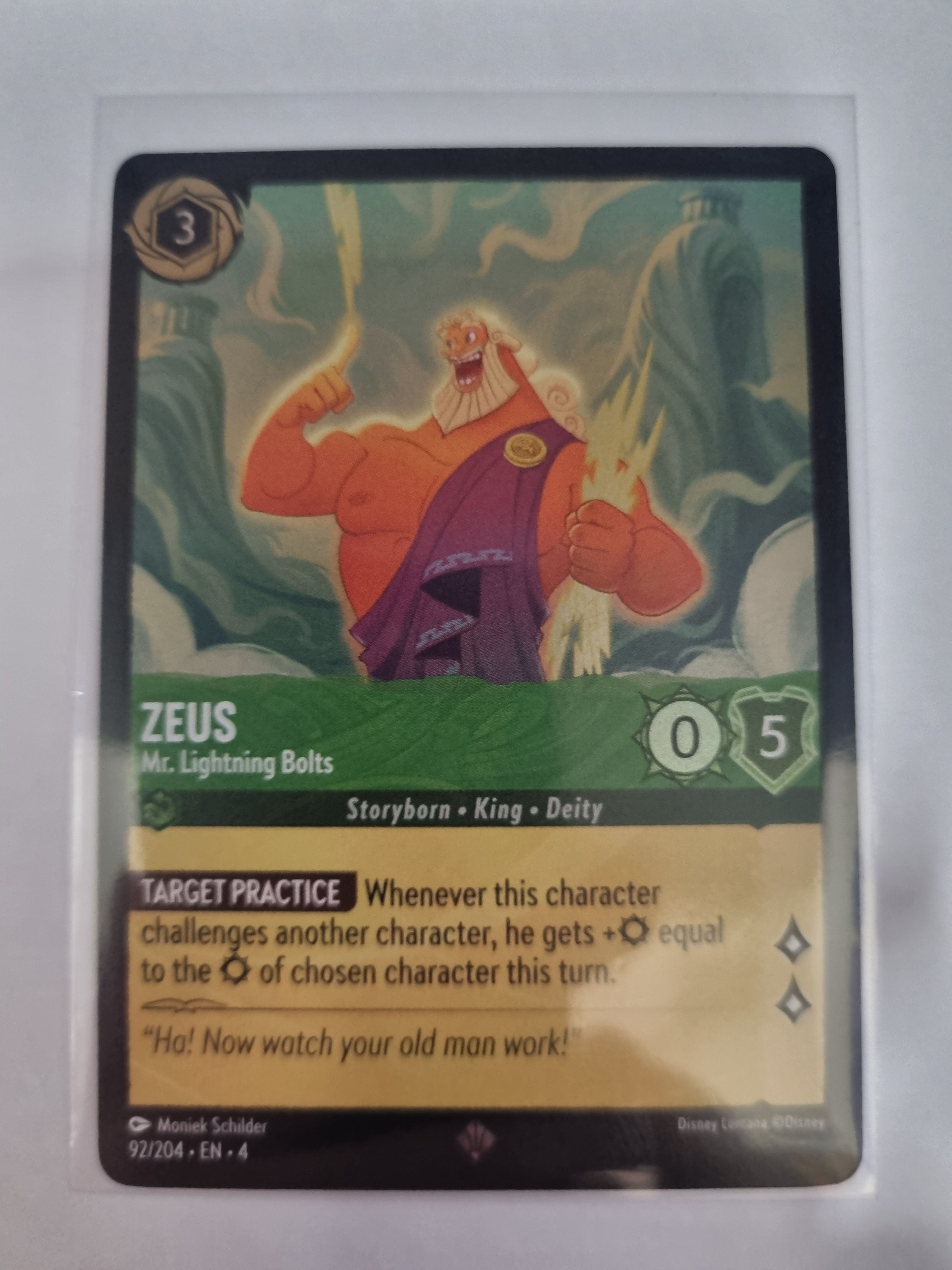 Ursula's Return - Coldfoil - Zeus - Mr. Lightning Bolts - 92/204 - Super Rare