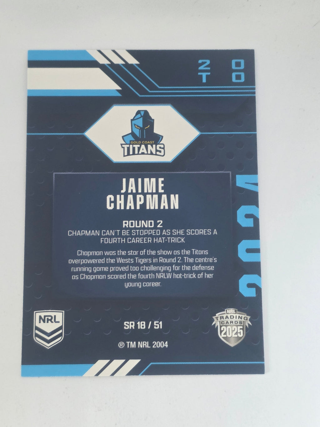 NRL 2025 Traders | 2024 Season to Remember | #SR18 | Jaime Chapman | Titans