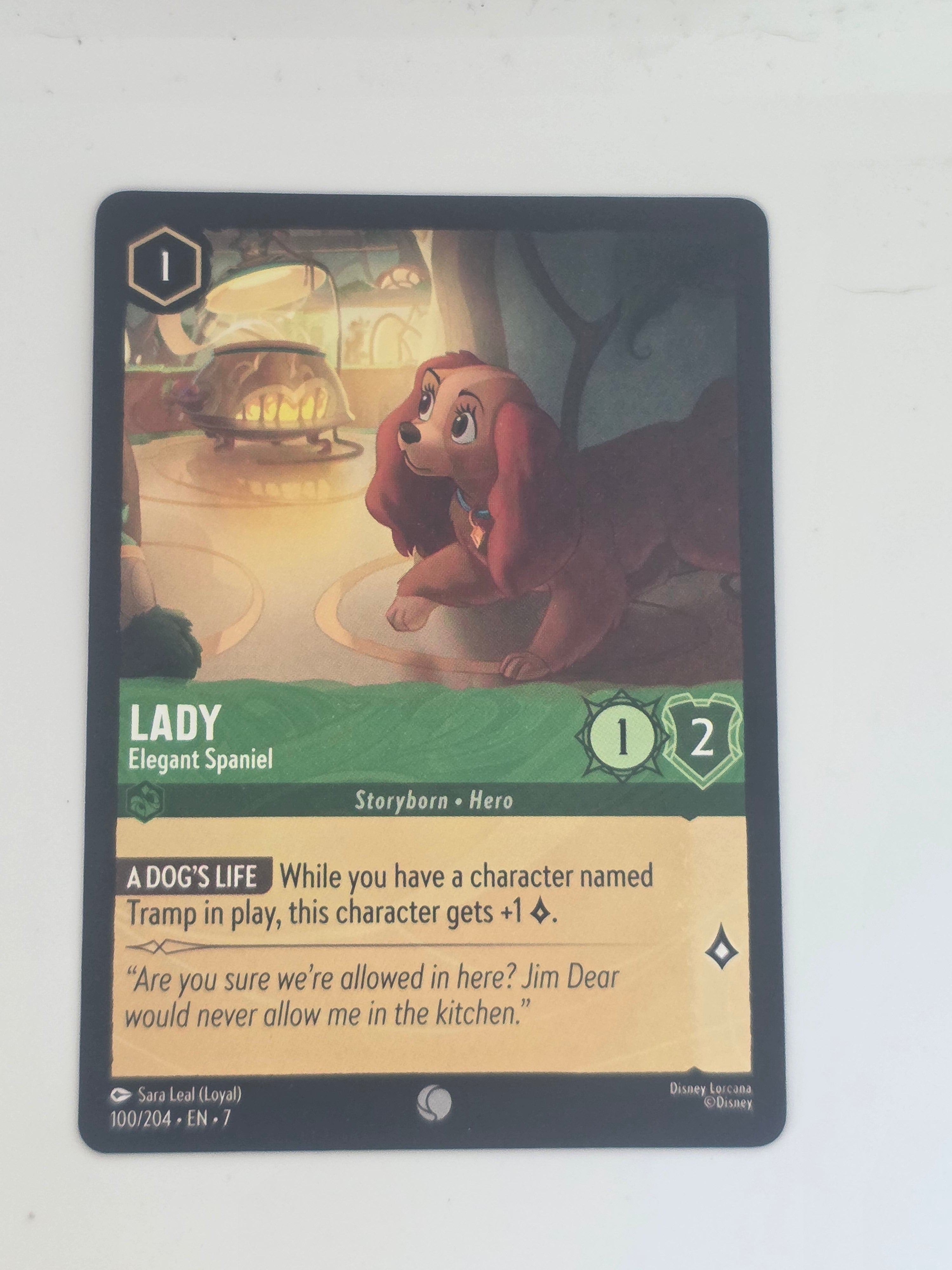 Lorcana | Archazia's Island | #100/204 | Lady - Elegant Spaniel | Common