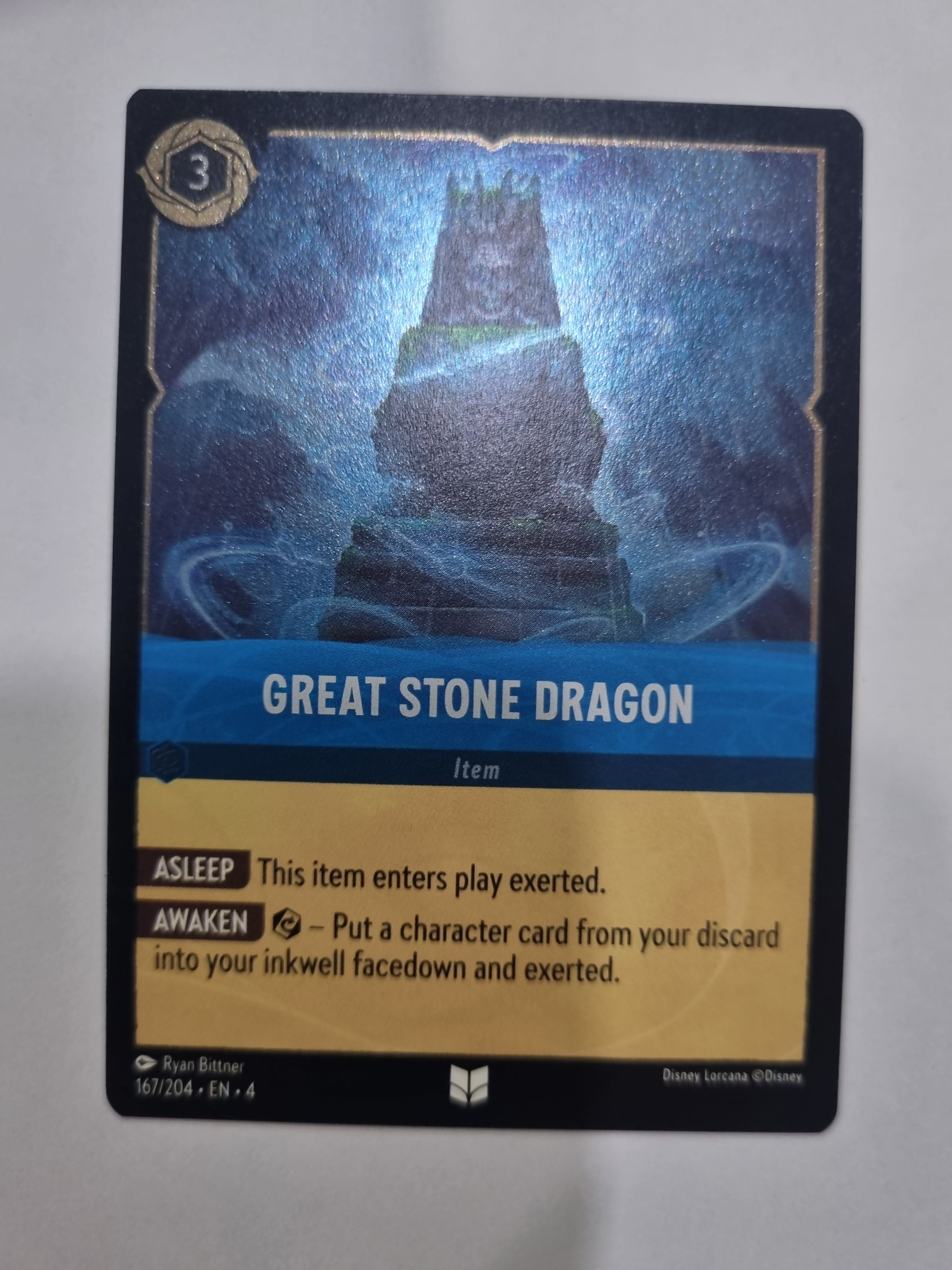 Ursula's Return - Coldfoil - Great Stone Dragon - 167/204 - Uncommon