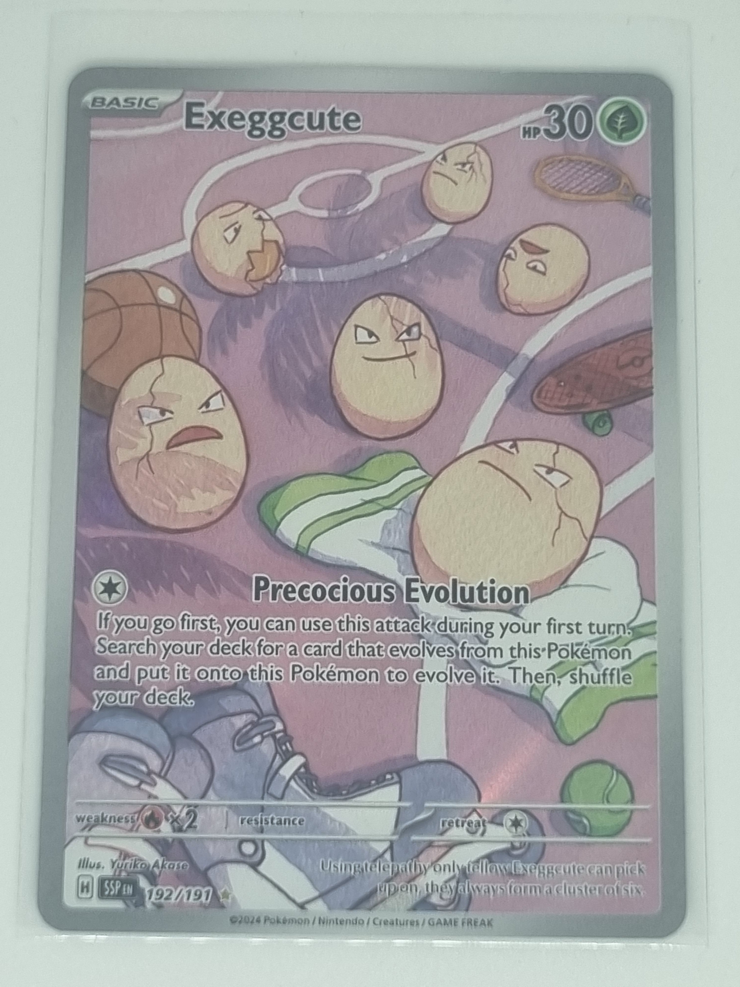 Pokemon TCG - Surging Sparks - #192/191 - Exeggcute - Illustration Rare