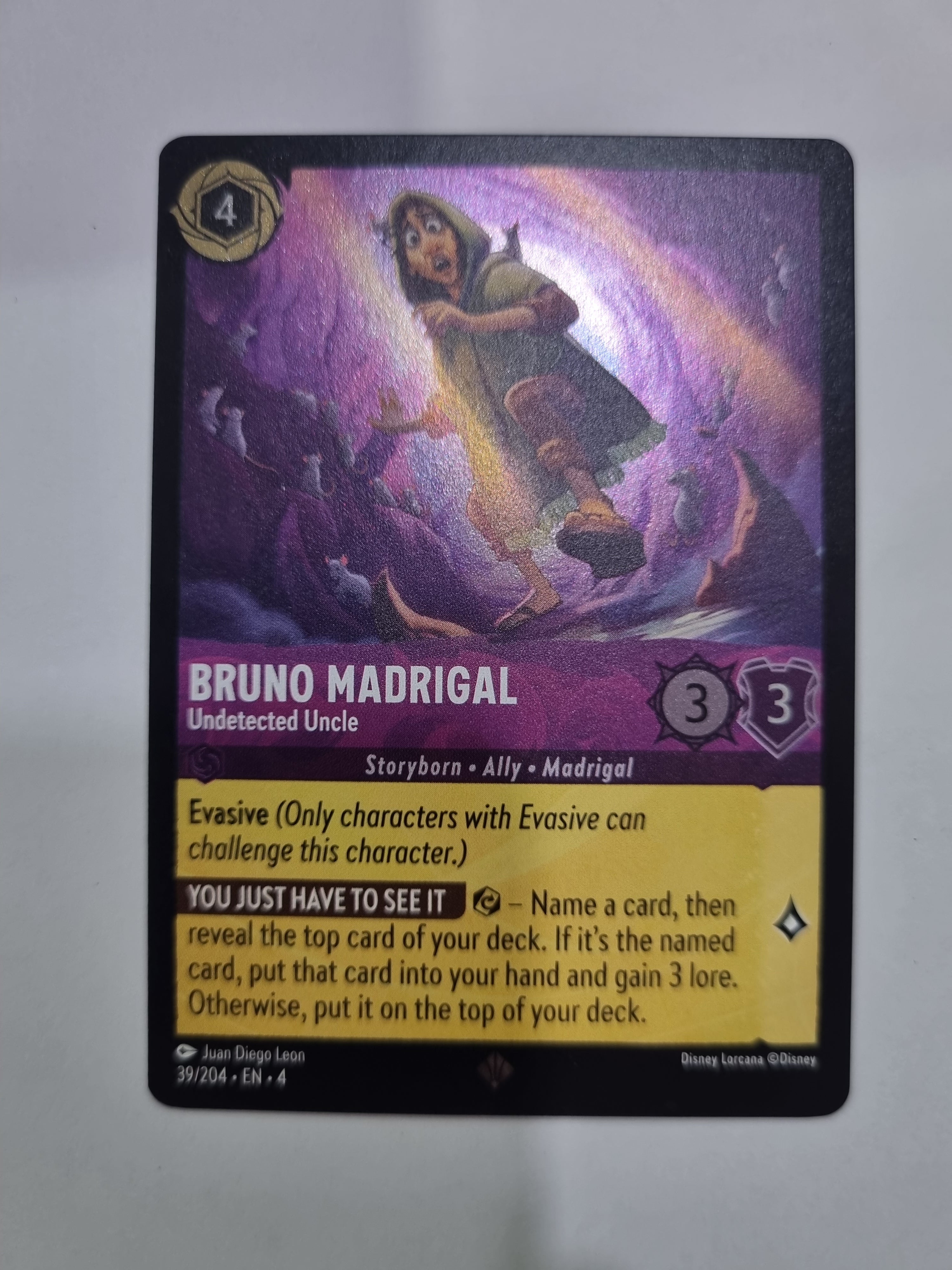 Ursula's Return - Coldfoil - Bruno Madrigal - Undetected Uncle - 39/204 - Super Rare