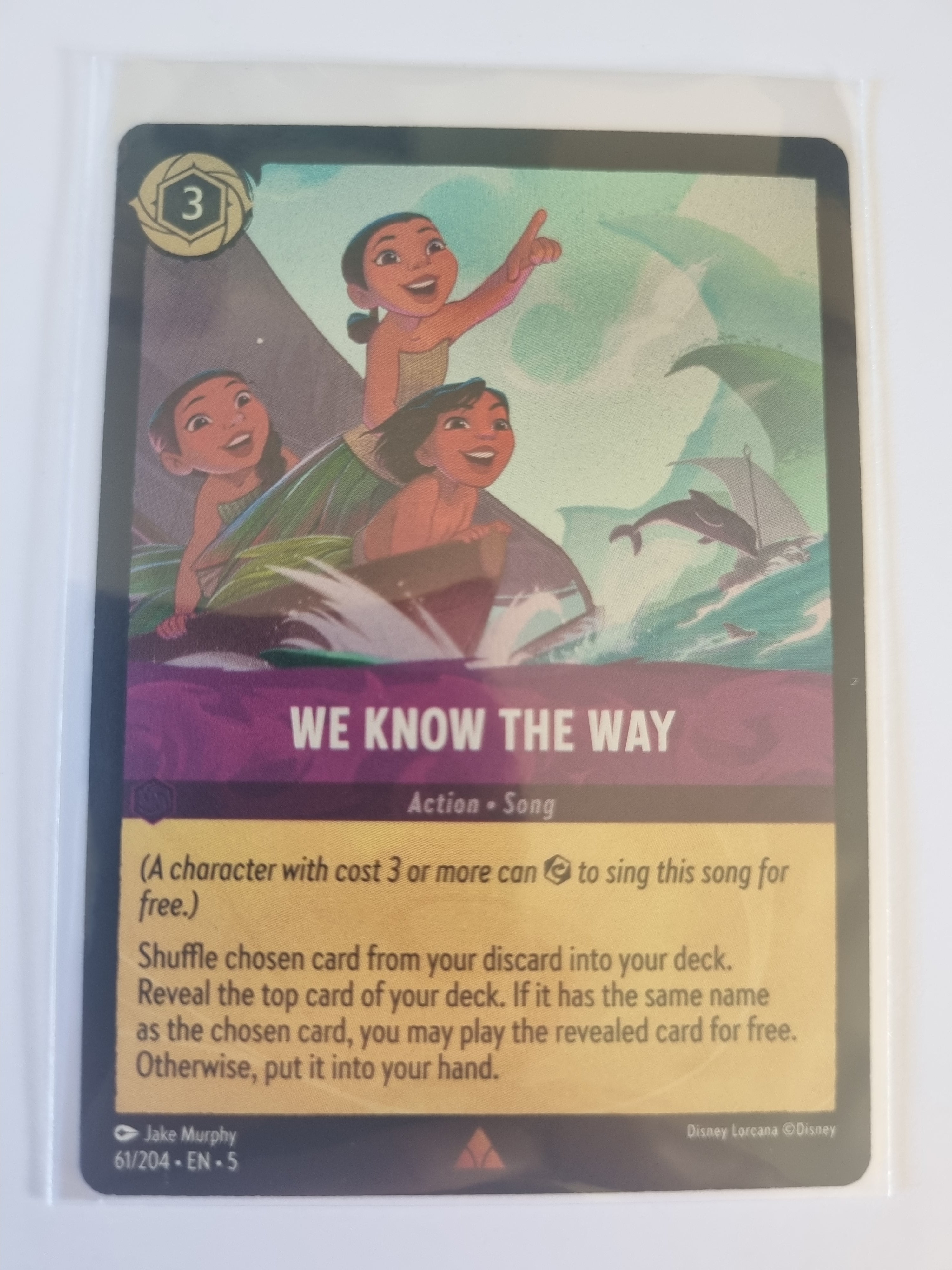 Shimmering Skies - Coldfoil - We Know The Way - 61/204 - Rare