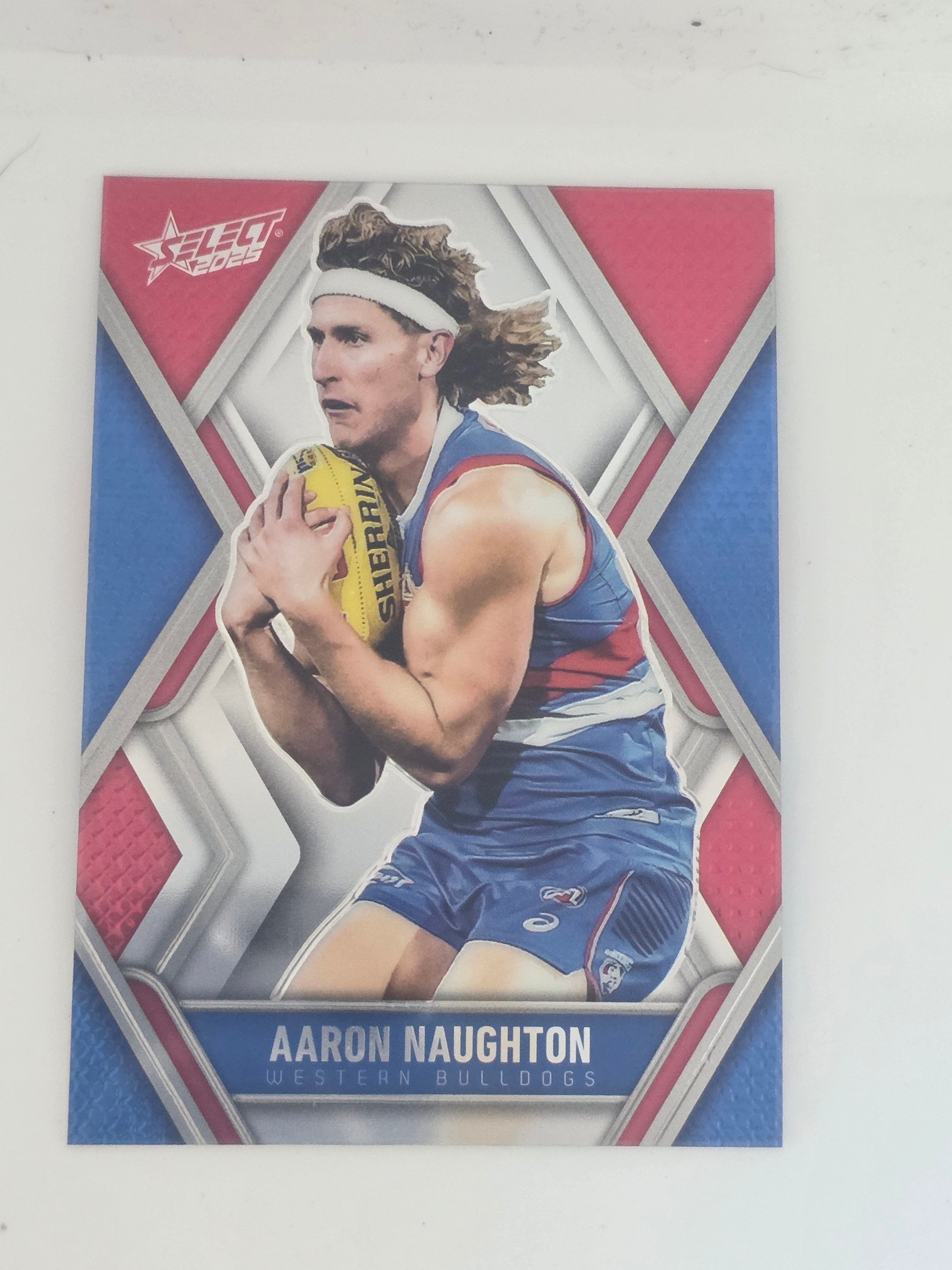 AFL Footy Stars 2025 | Luminous Base | #L192 | A. Naughton | Western Bulldogs