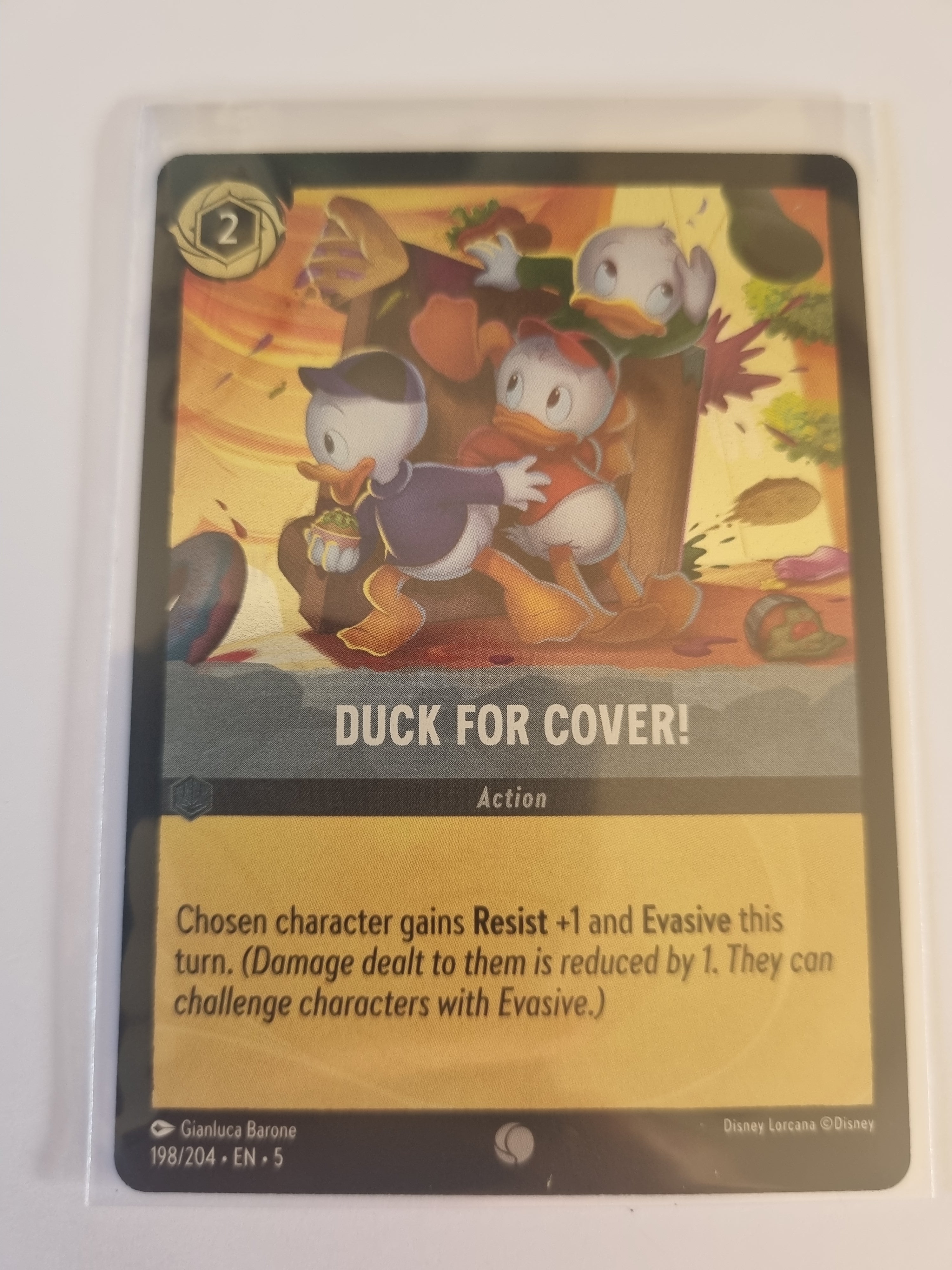 Shimmering Skies - Coldfoil - Duck for Cover! - 198/204 - Common