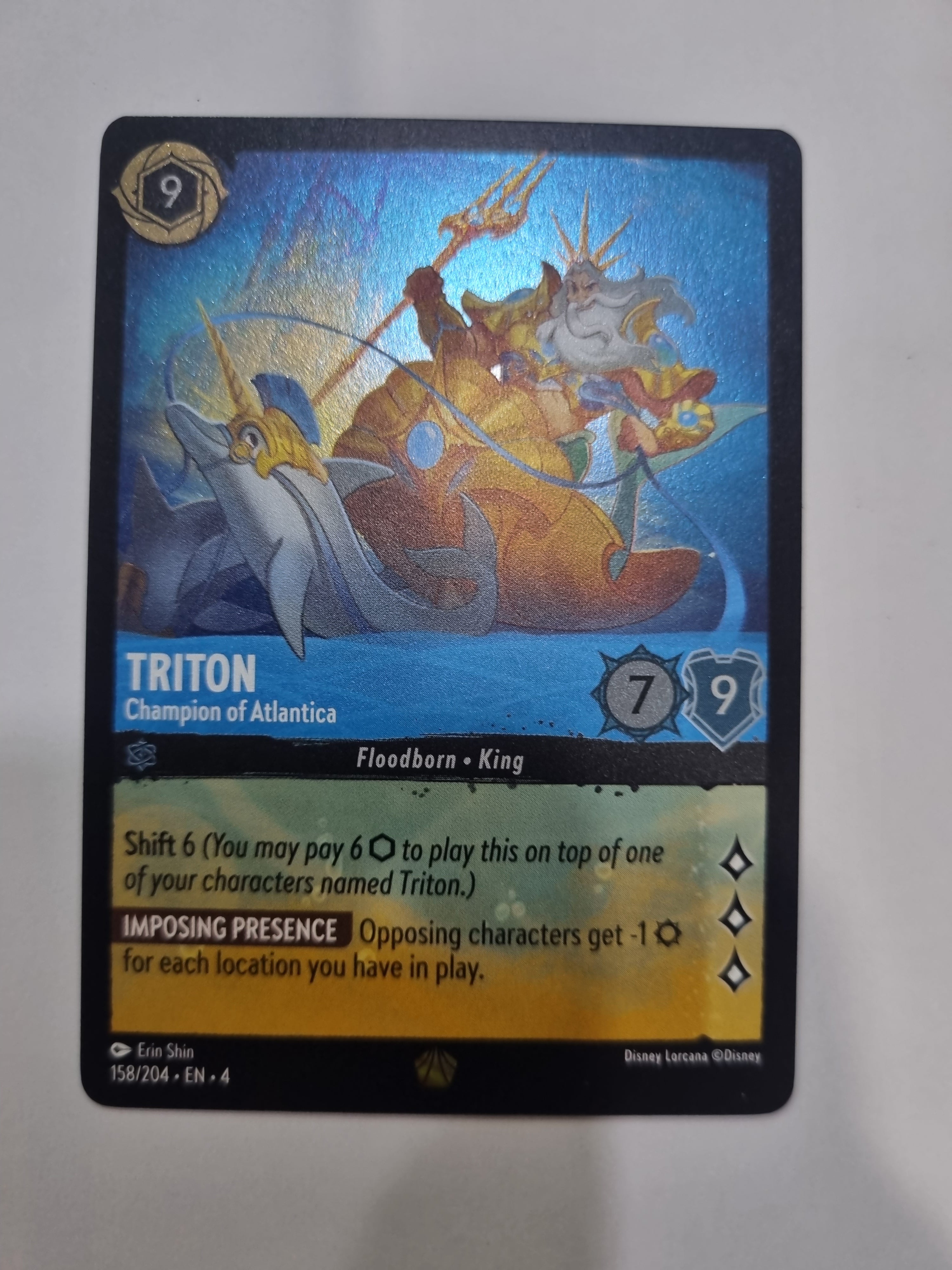 Ursula's Return - Coldfoil - Triton - Champion of Atlantica - 158/204 - Legendary