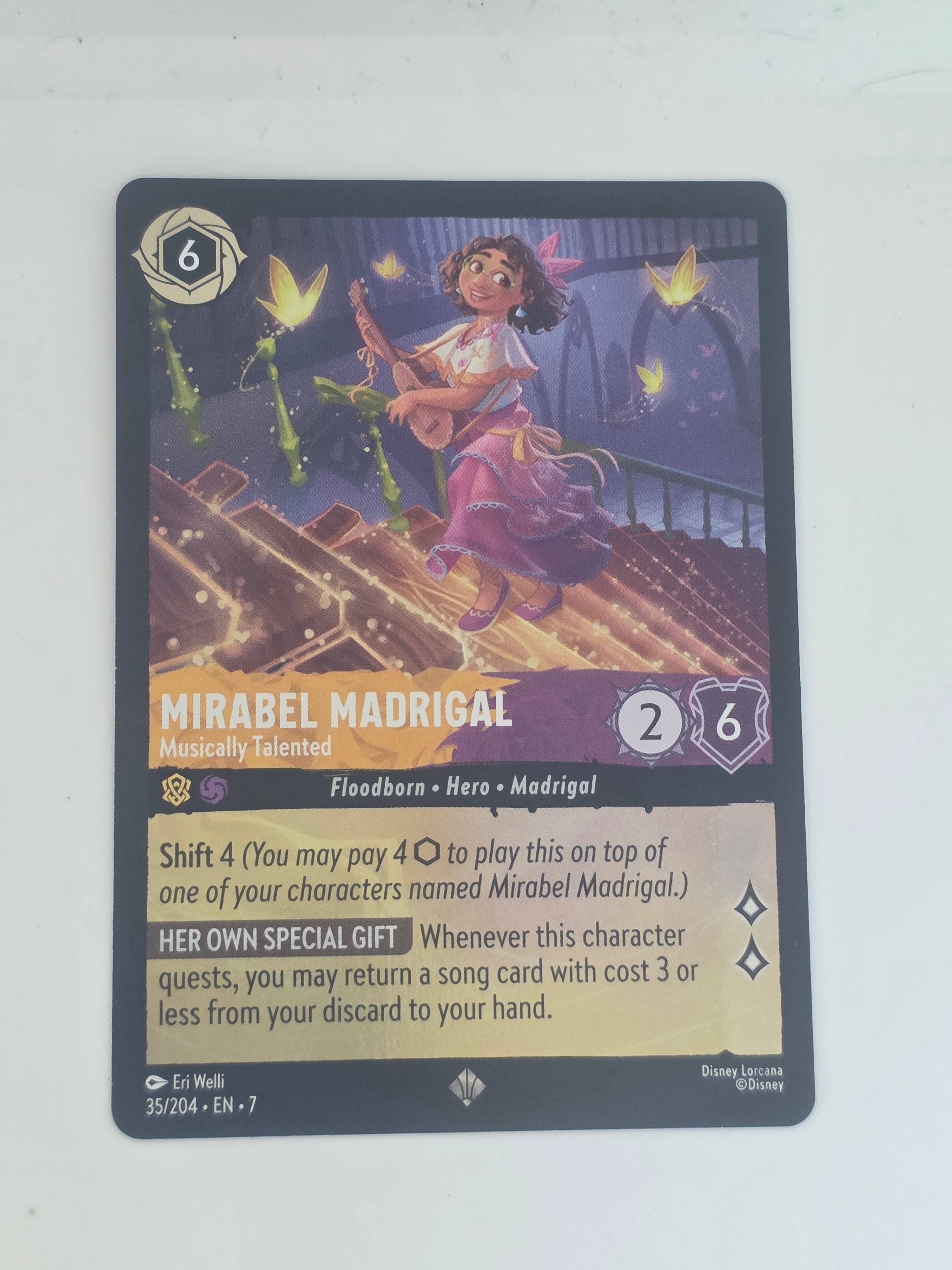 Archazias Island COLDFOIL #35/204 Mirabel Madrigal Musically Talented Super Rare