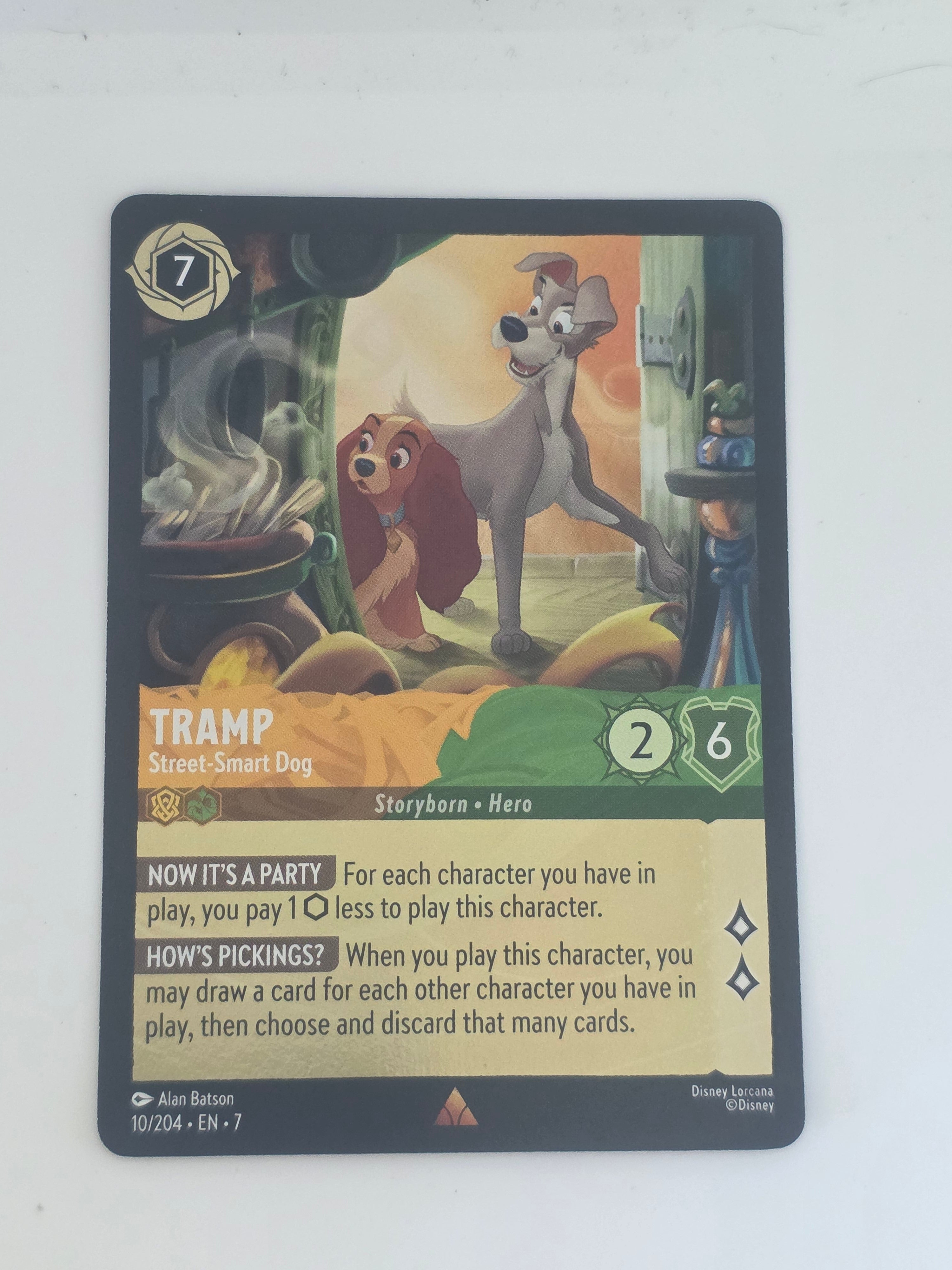 Lorcana | Archazia's Island | COLDFOIL | #10/204 | Tramp - Smart Dog | Rare