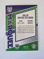 NRL 2025 Elite | Marquee | #M41 | Dallin Watene-Zelezniak | Warriors