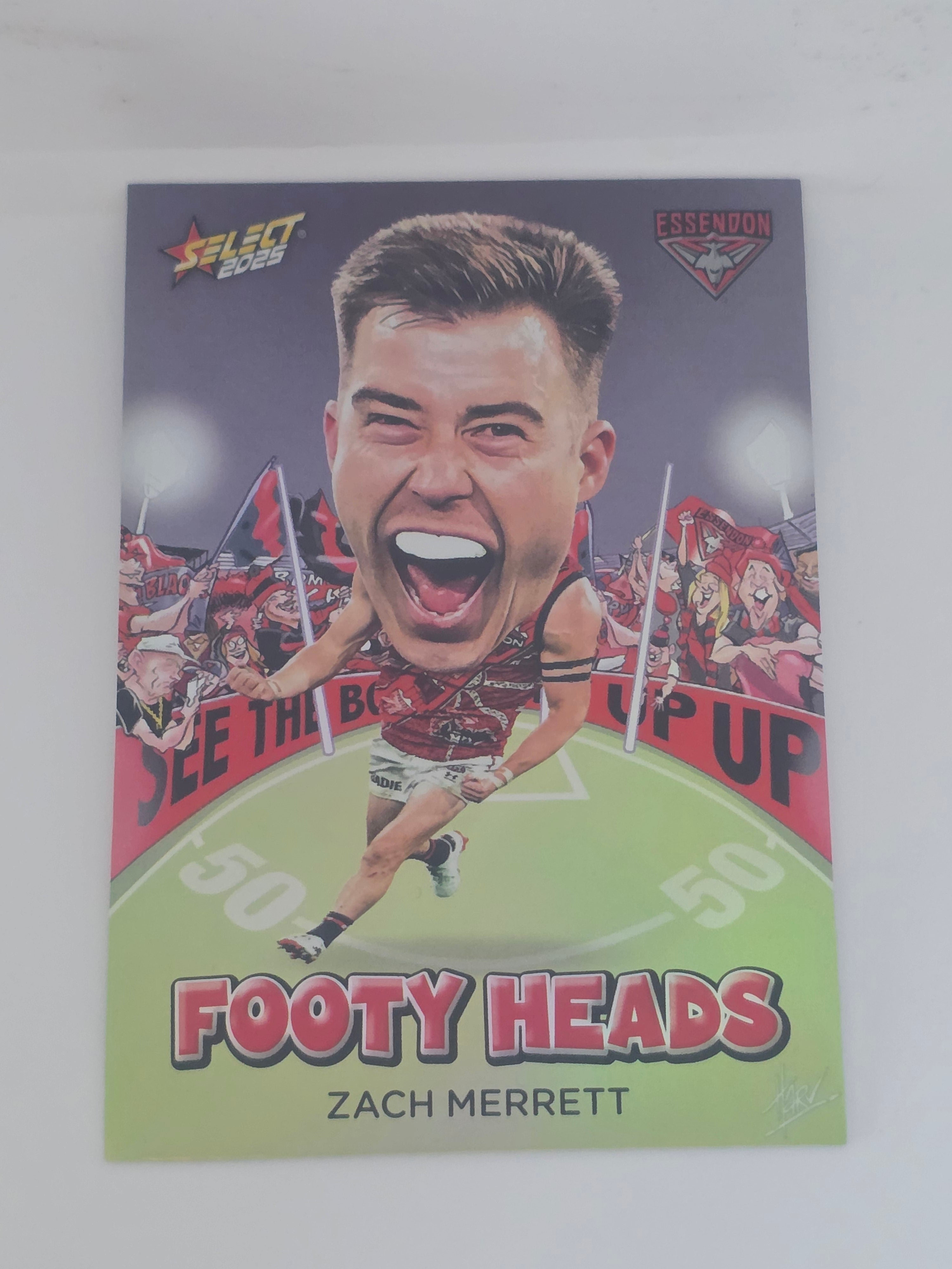 AFL Footy Stars 2025 | Footy Heads | #FH29 | Z. Merrett | Essendon