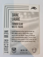 2024 Elite NRL - New Recruit - #NR24 - Daine Laurie - Panthers