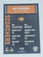 2024-25 LUXE Cricket Traders - Parallel - #P121 - Jhye Richardson - Scorchers