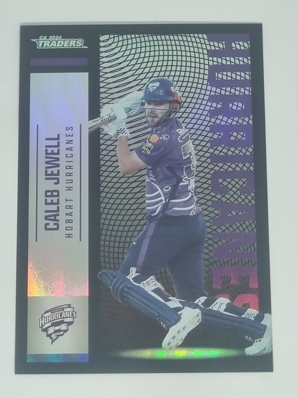 2024-25 LUXE Cricket Traders - Parallel - #P083 - Caleb Jewell - Hurricanes