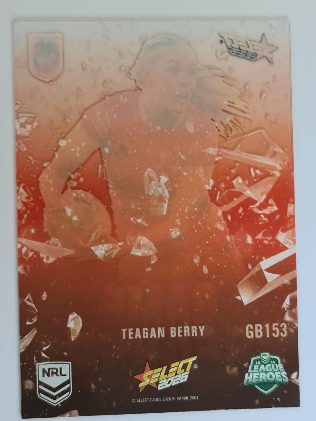 NRL 2026 League Heroes | Gamebreakers | #GB153 | Teagan Berry | NRLW St George Illawarra Dragons