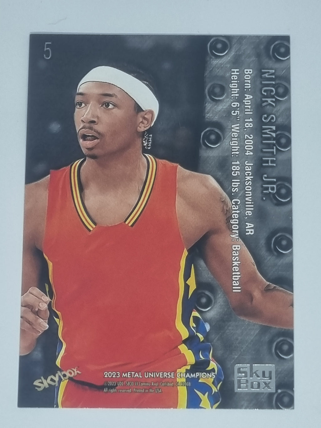 2023 Skybox Metal Universe Champions - 98-99 Retro - #5 - Nick Smith Jr.