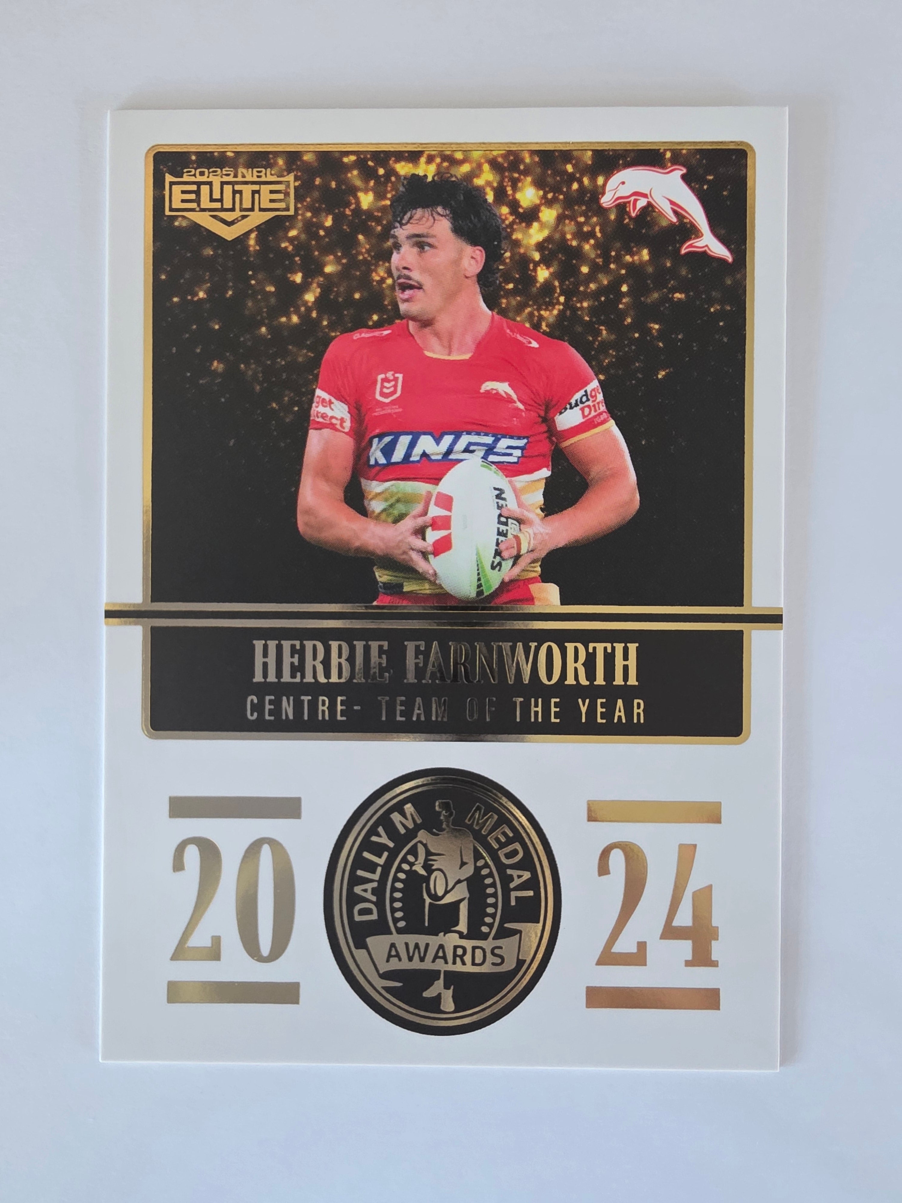 NRL 2025 Elite | 2024 Dally M Awards | #DM05 | Herbie Farnworth | Dolphins