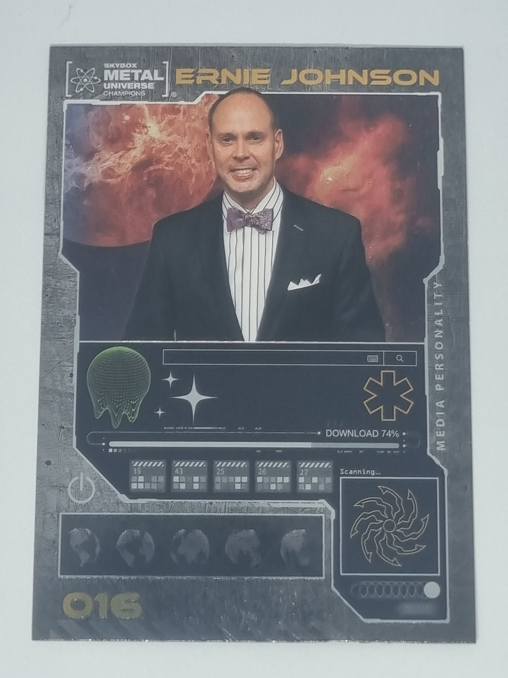 2023 Skybox Metal Universe Champions - #016 - Ernie Johnson