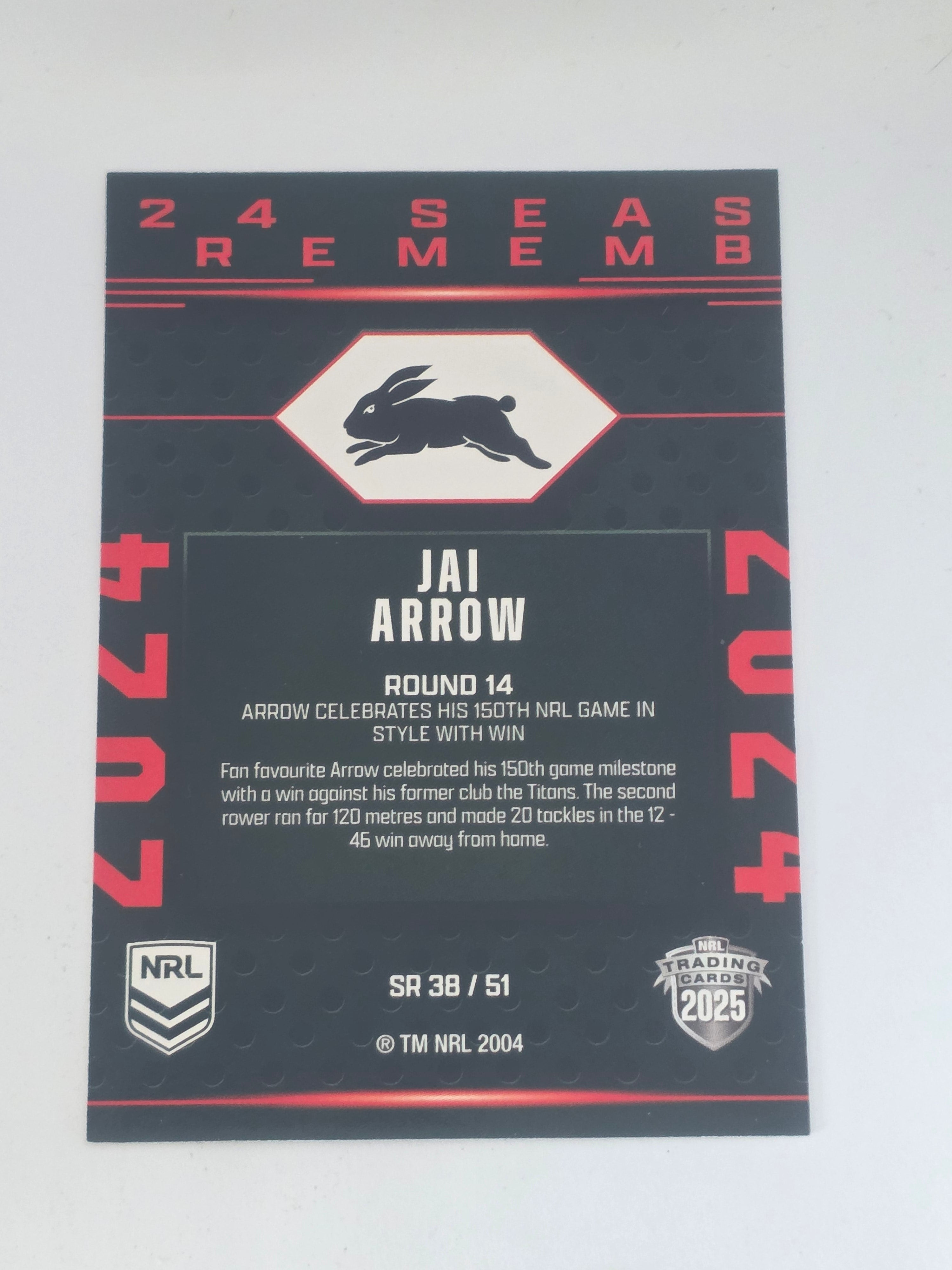 NRL 2025 Traders | 2024 Season to Remember | #SR38 | Jai Arrow | Rabbitohs