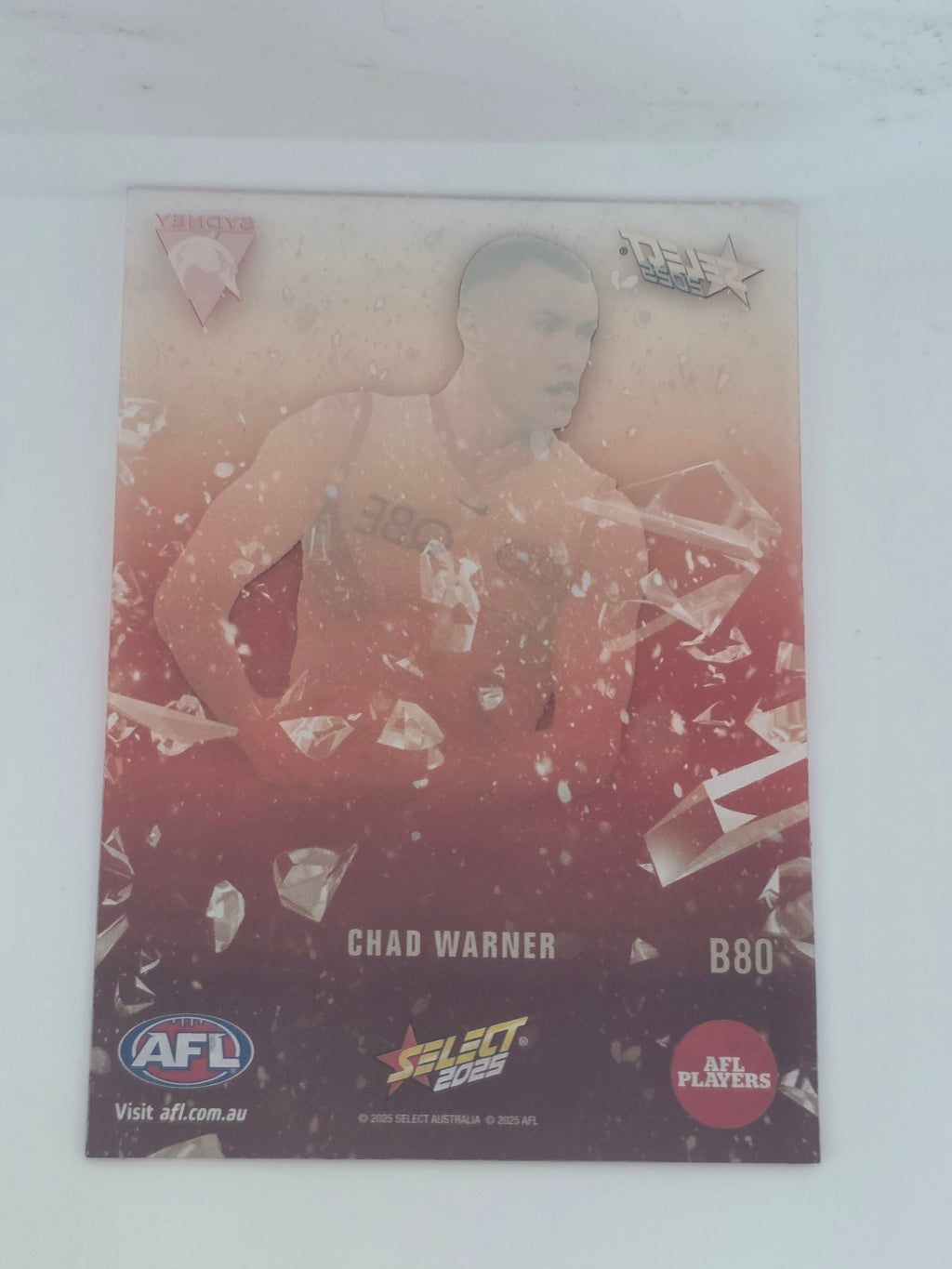 AFL Footy Stars 2025 | Breakout | #B80 | C. Warner | Sydney Swans