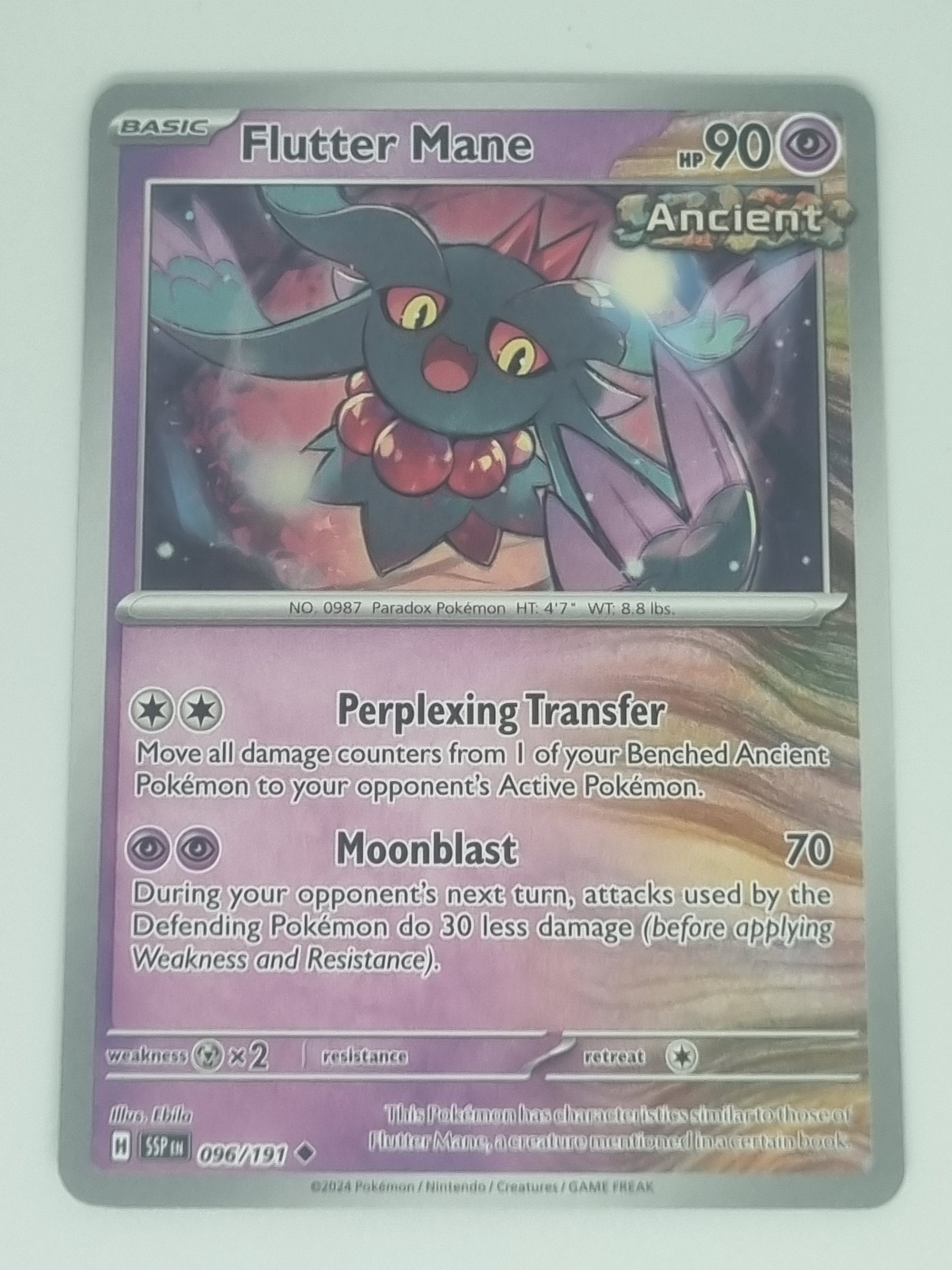 Pokemon TCG - Surging Sparks - #096/191 - Flutter Mane - Uncommon