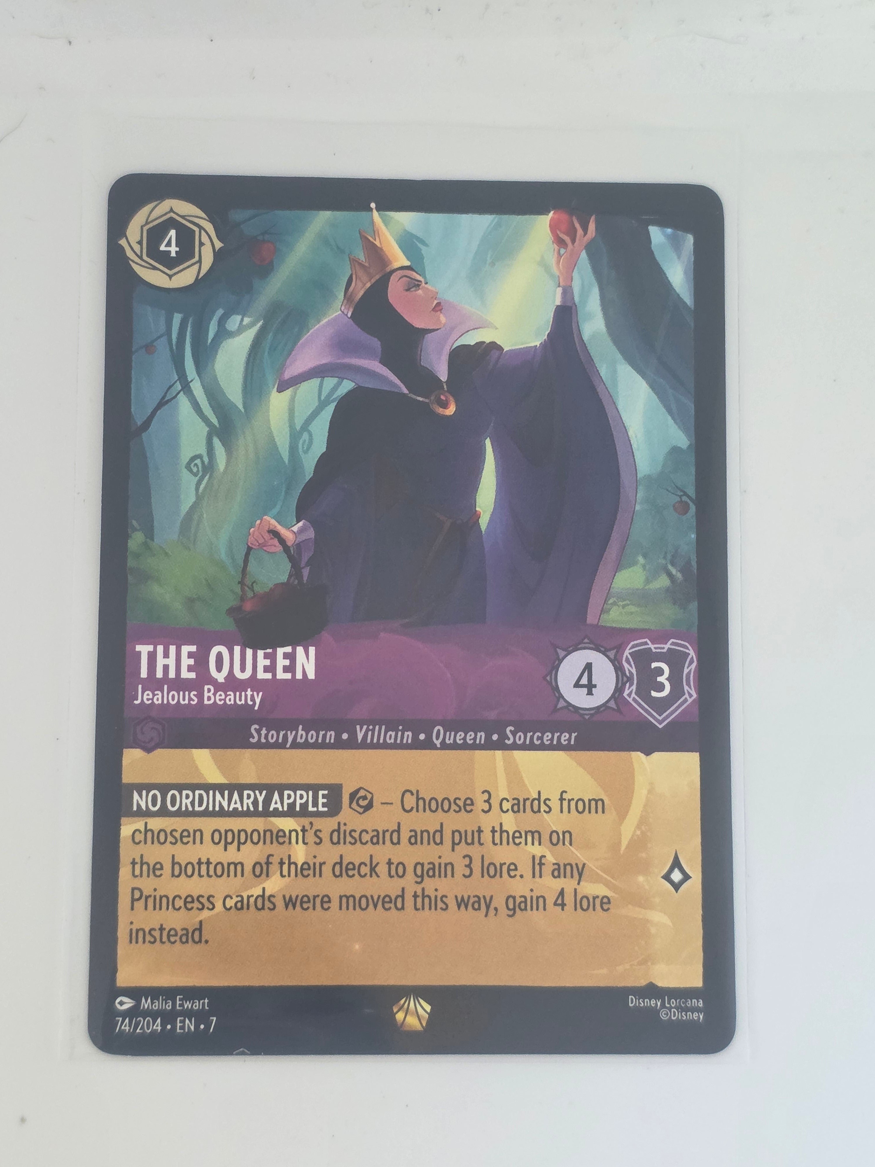Lorcana | Archazia's Island | #74/204 | The Queen - Jealous Beauty | Legendary