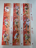 NRL 2025 Traders - Base Team Set 9 Cards - Dragons