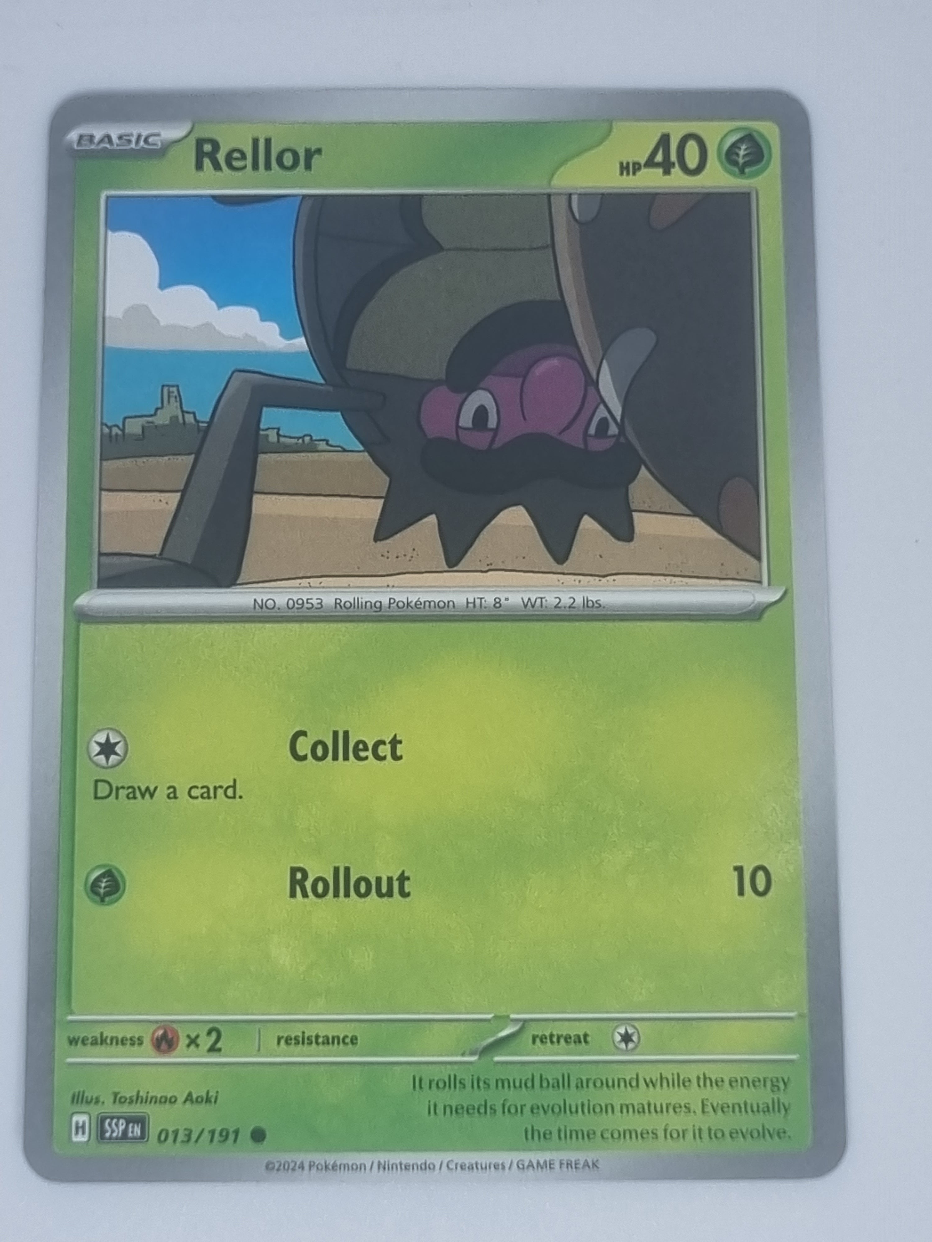 Pokemon TCG - Surging Sparks - #013/191 - Rellor - Common