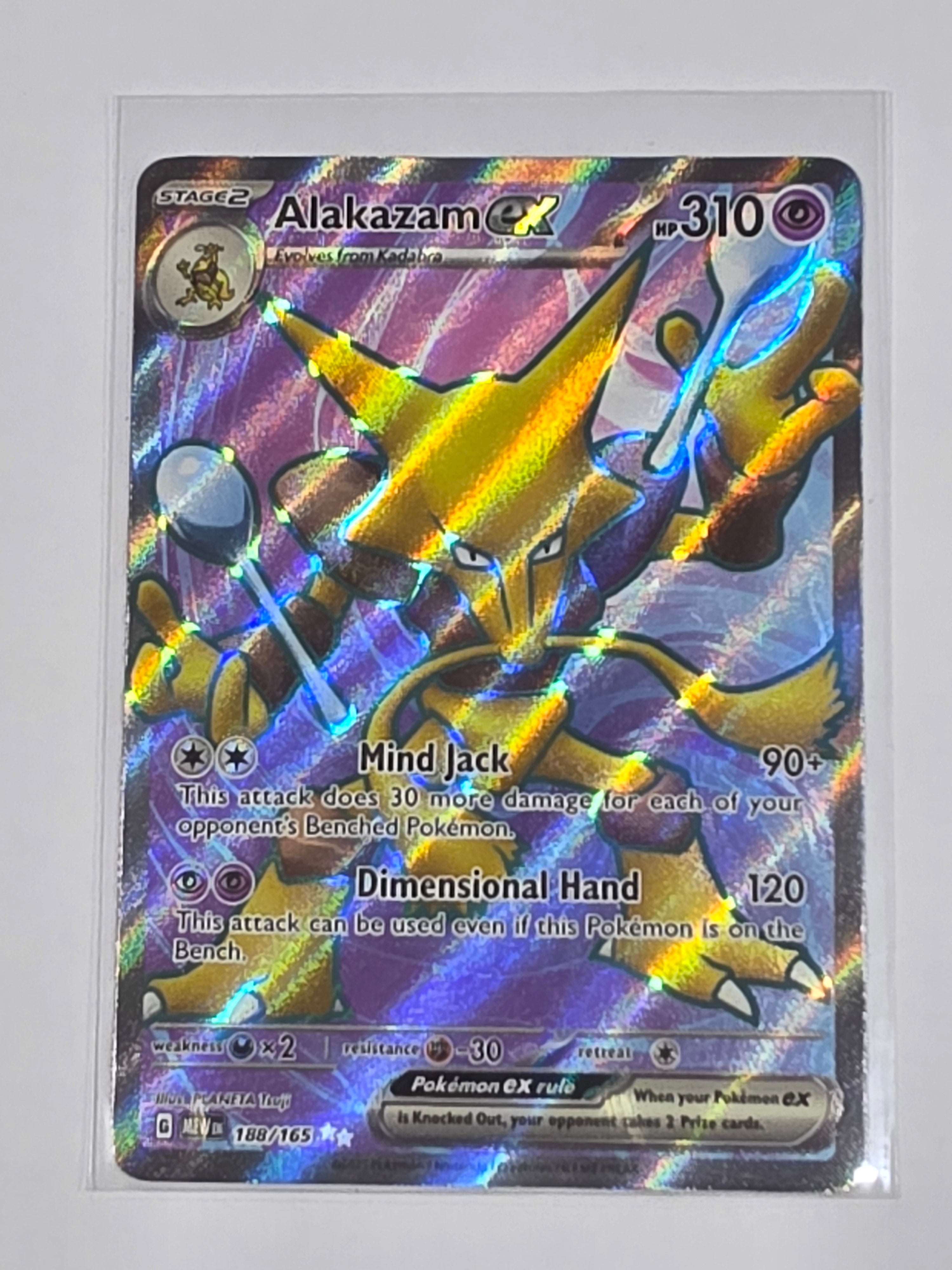 Pokemon TCG - Pokemon 151 - #188/165 - Alakazam ex - Full Art