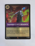 Disney Lorcana Reign of Jafar | Coldfoil | Everybody's Got A Weakness | #082 | Rare