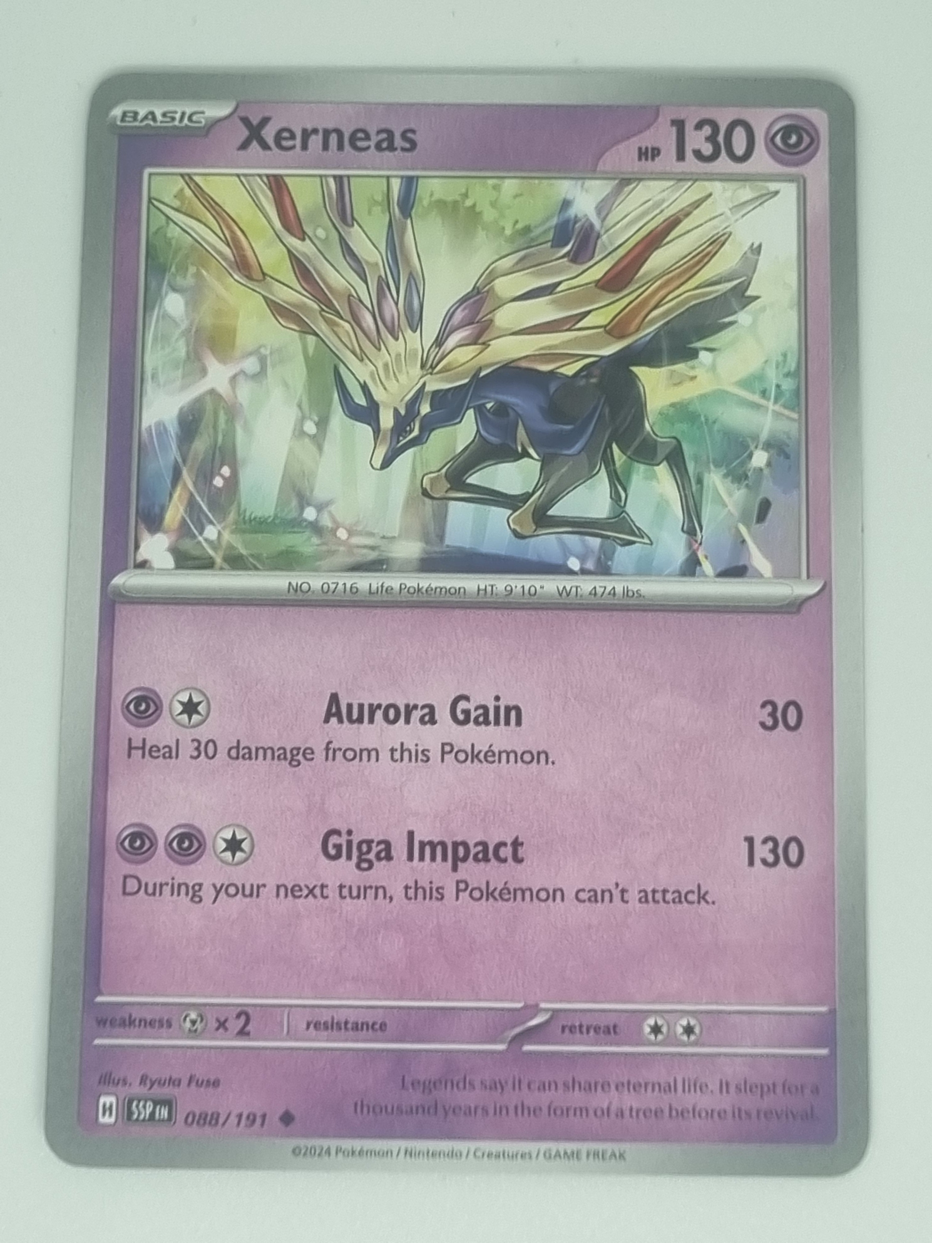 Pokemon TCG - Surging Sparks - #088/191 - Xerneas - Uncommon