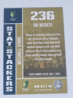 2024-25 LUXE Cricket - Stat Stackers - #SS03 - Mitchell Starc - Australia Men's
