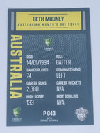 2024-25 LUXE Cricket Traders - Parallel - #P043 - Beth Mooney - Aust ODI
