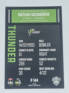 2024-25 LUXE Cricket Traders - Parallel - #P144 - Nathan McAndrew - Thunder