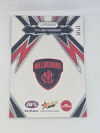 AFL Footy Stars 2025 | Luminous Thunderbolt | #LT132 | C. Windsor | Melbourne