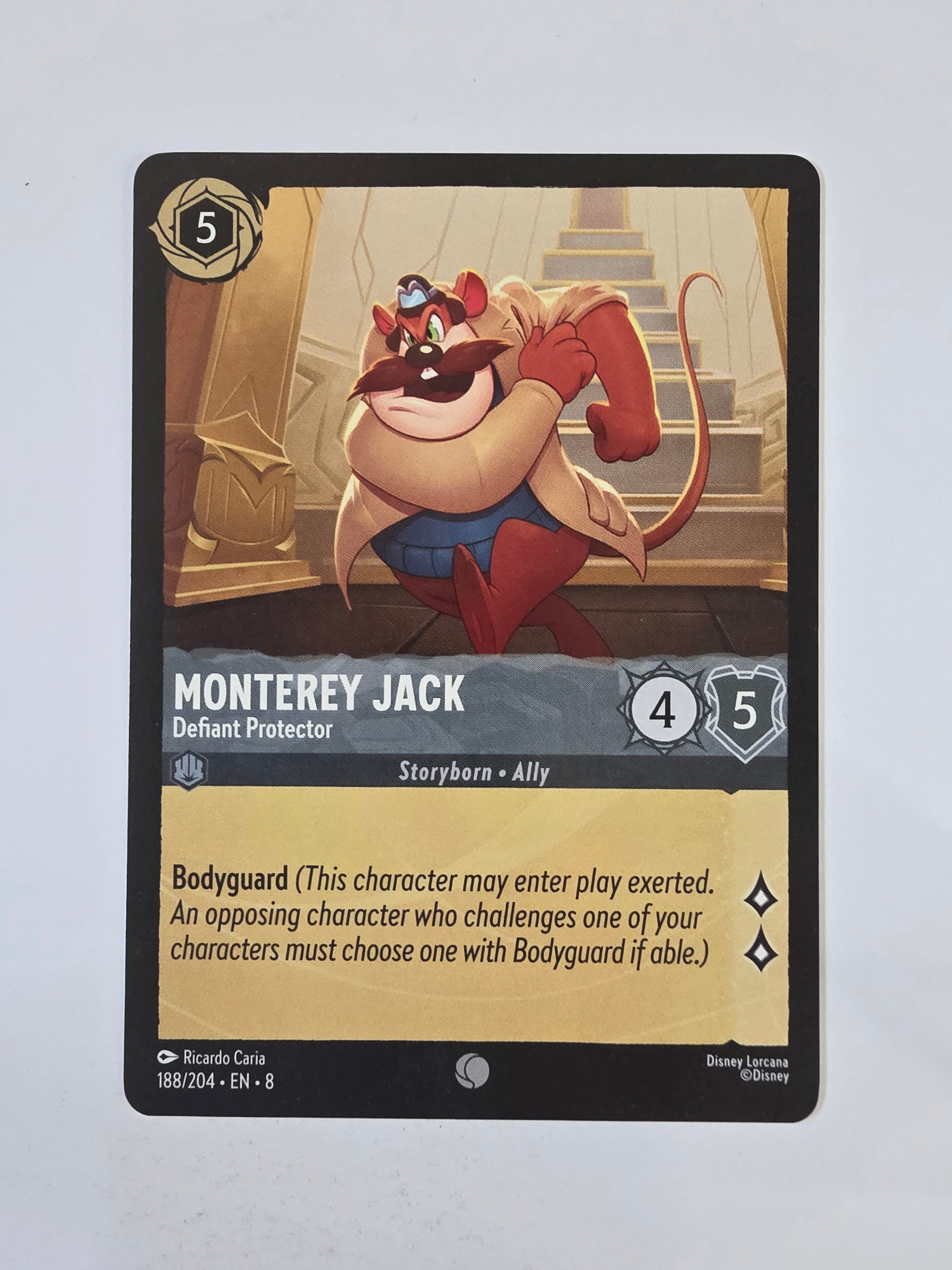 Disney Lorcana Reign of Jafar | Monterey Jack Defiant Protector | #188 | Common