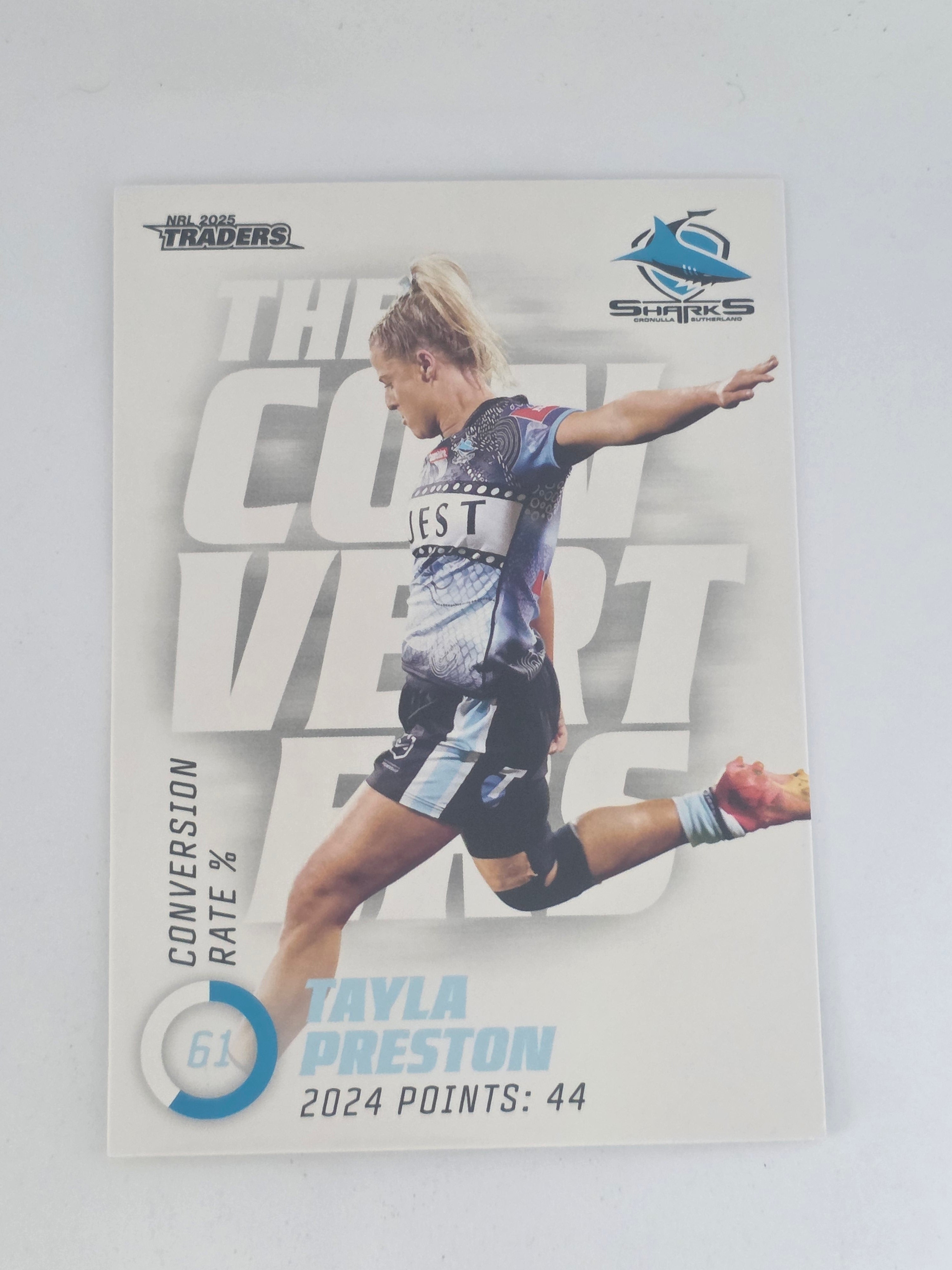 NRL 2025 Traders | Converters | #TC20 | Tayla Preston | Sharks