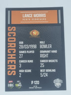 2024-25 LUXE Cricket Traders - Parallel - #P120 - Lance Morris - Scorchers