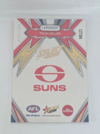 AFL Footy Stars 2025 Luminous Thunderbolt Gold #LT104 T. Miller Suns #096/399