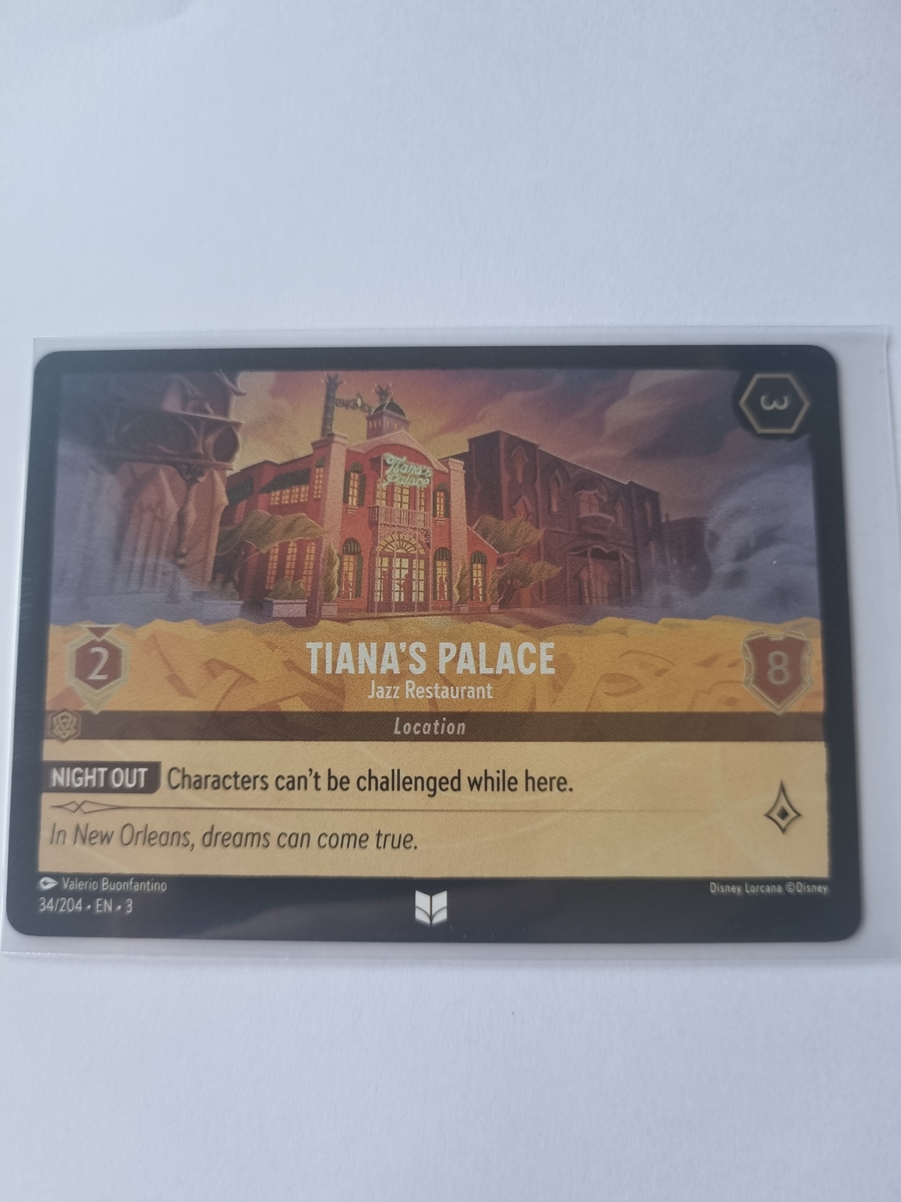 Into the Inklands Coldfoil Tiana’s Palace - Jazz Restaurant 034/204 Uncommon