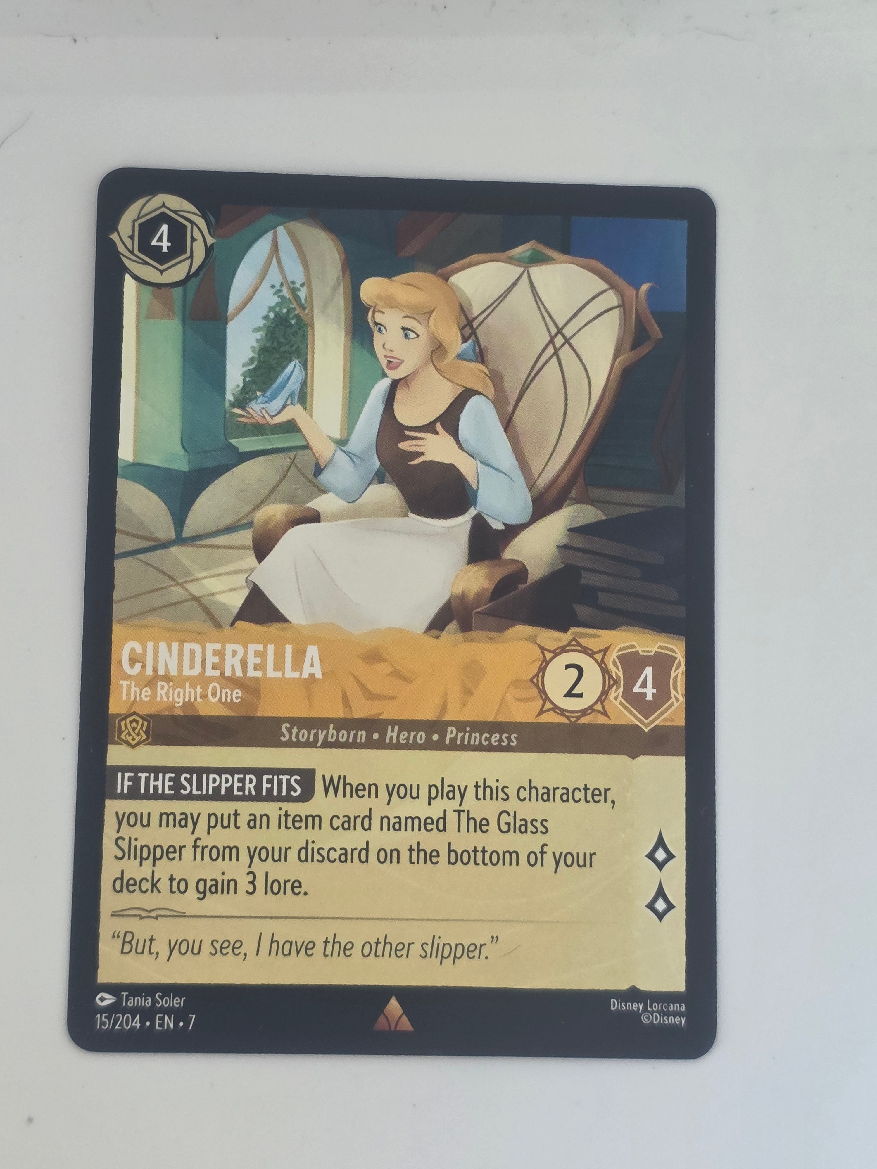 Lorcana | Archazia's Island | #15/204 | Cinderella - The Right One | Rare