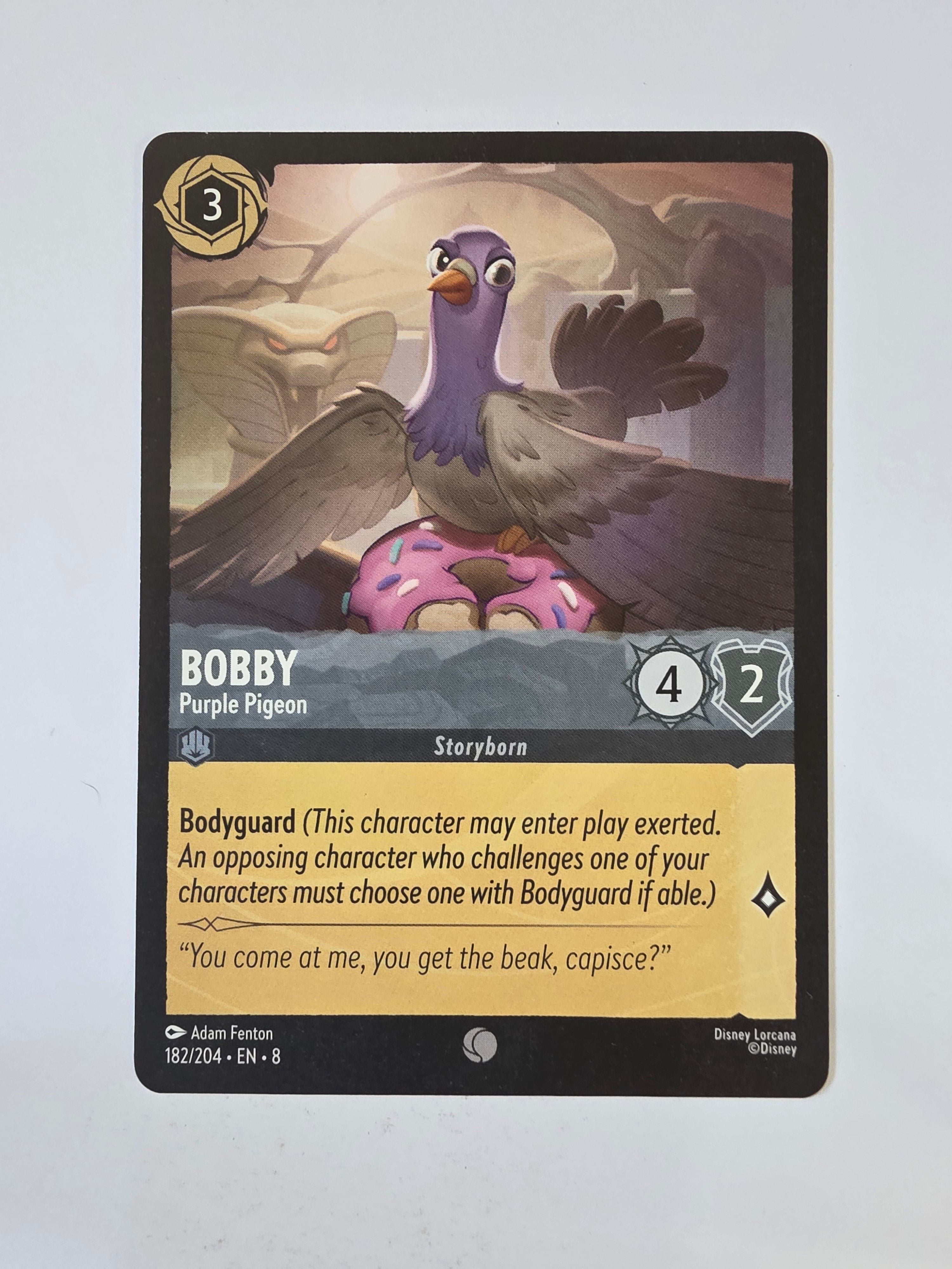 Disney Lorcana Reign of Jafar | Bobby Purple Pigeon | #182 | Common